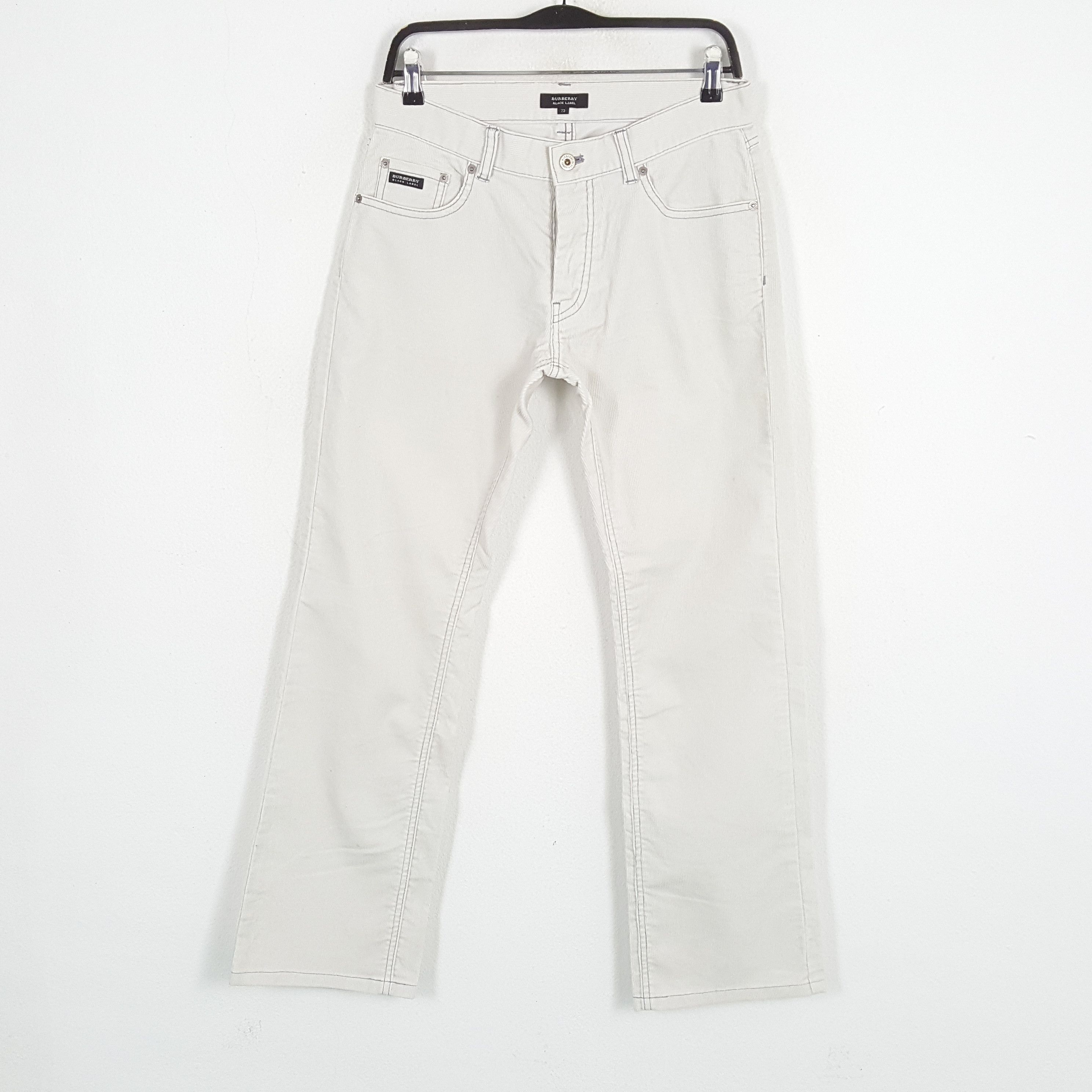 Burberry × Vintage BURBERRY BLACK LABEL Corduroy Pants Size US 30 / EU 46 - 1 Thumbnail