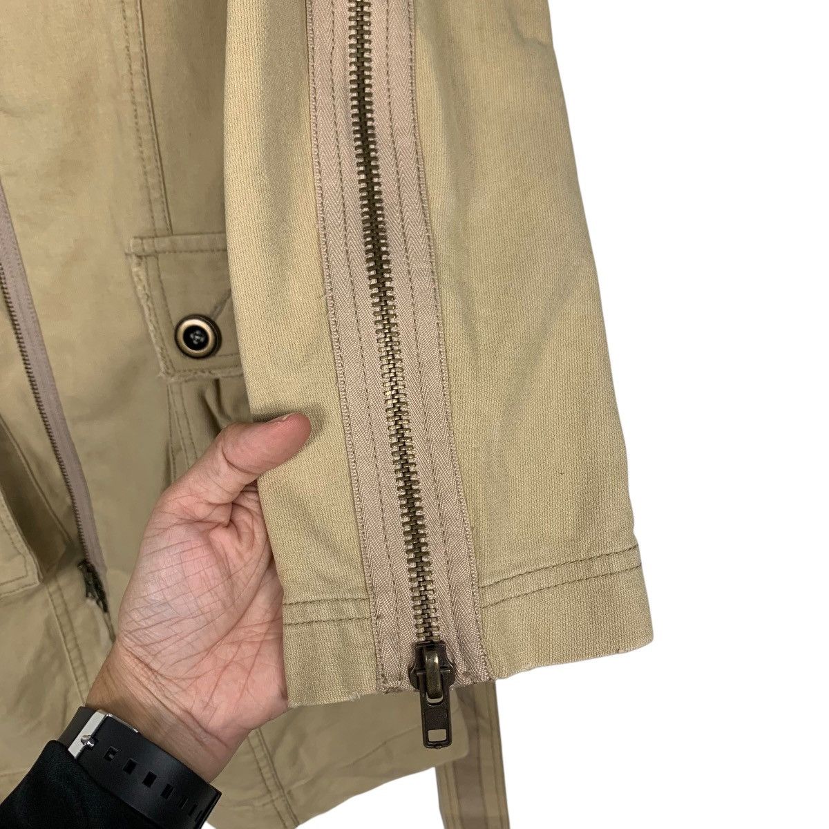 Japanese Brand MATERIAL GIRL Bondage Overcoat Jacket #2031-C88 Size XXS / US 00 / IT 34 - 15 Thumbnail