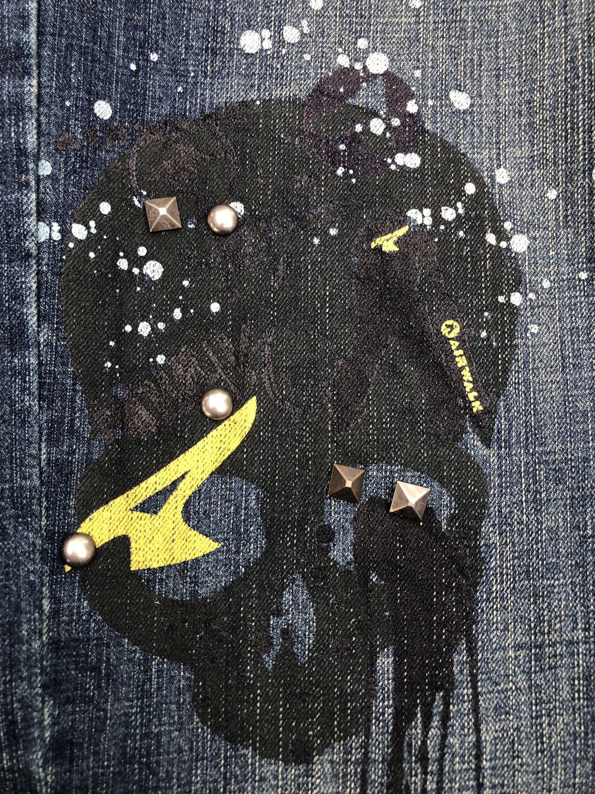Airwalk Airwalk Vintage Baggy Distressed Denim Patch Loose Studded Size US 32 / EU 48 - 7 Thumbnail