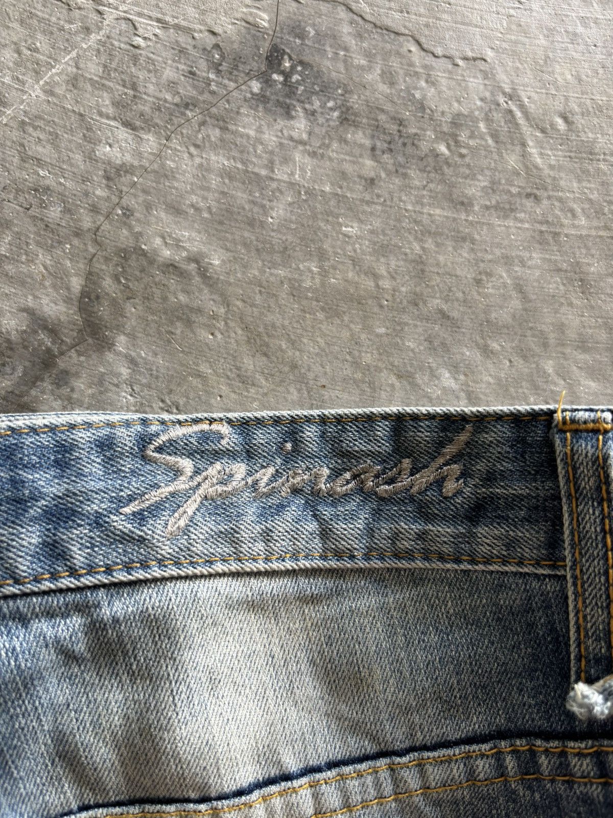 Hysteric Glamour RUSTY WASHED spinash poem skull punk grunge cropped style Size US 37 - 14 Thumbnail