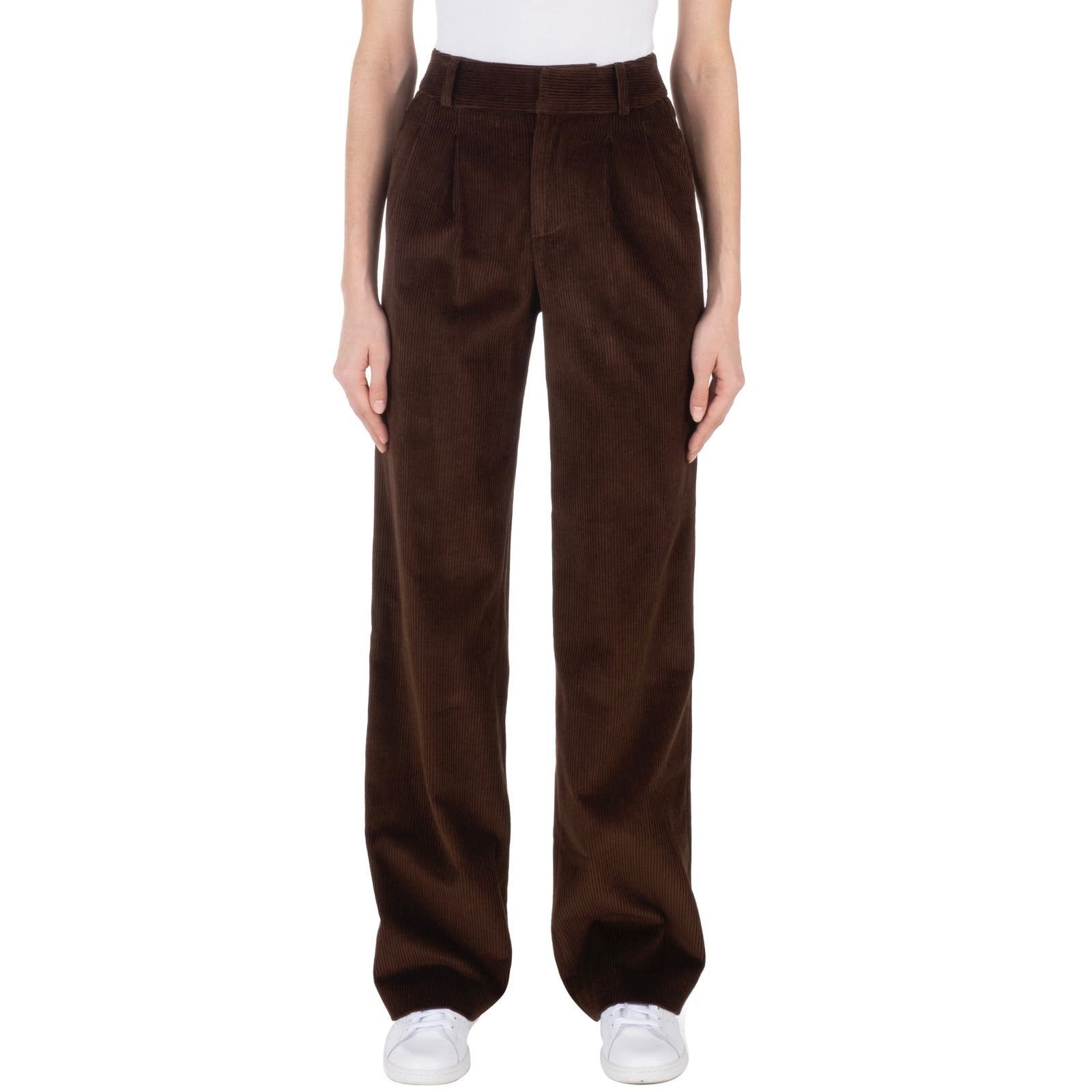 image of Cydnie Jordan Corduroy Trousers Womens Medium Brown (Size 30)