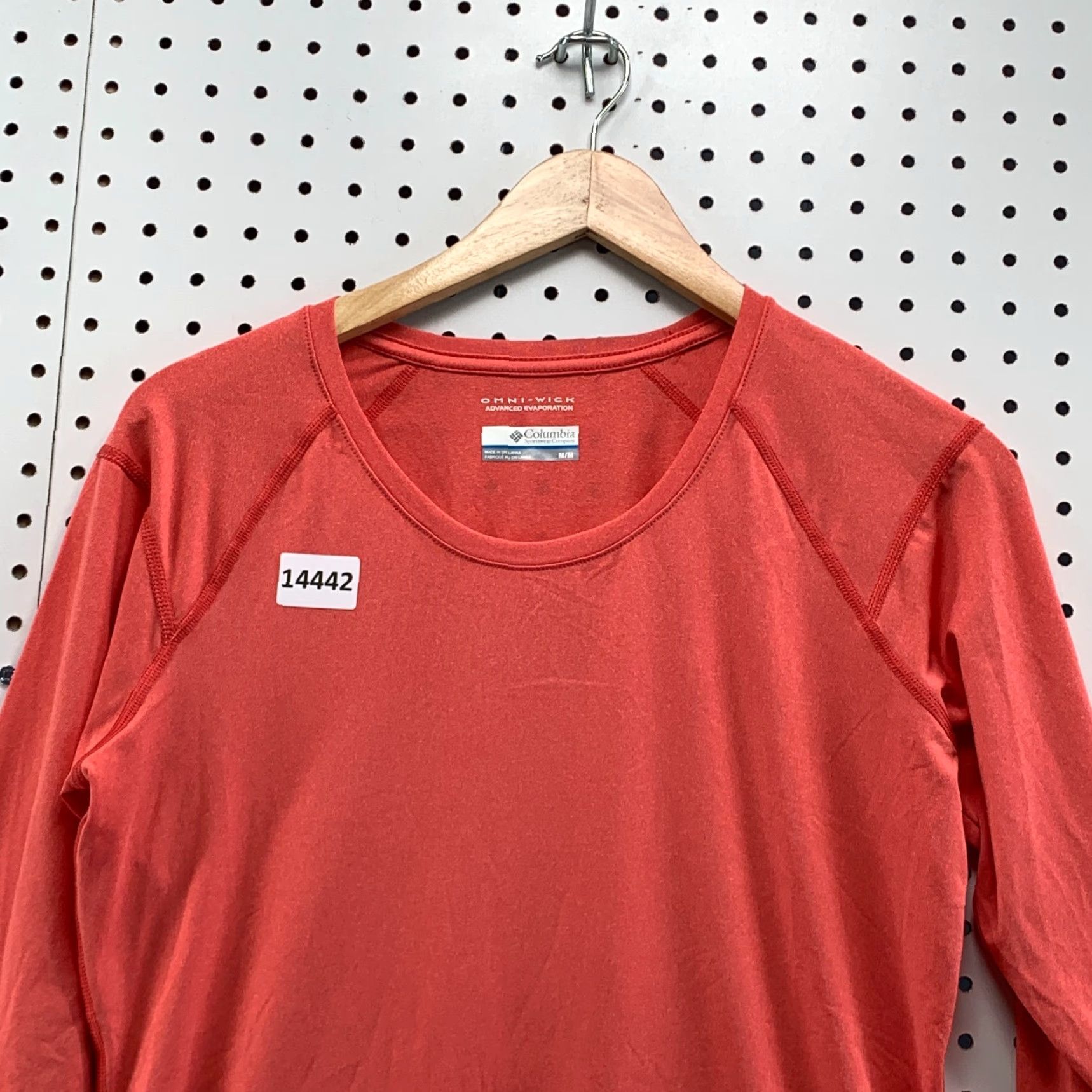 Altea Columbia Long Sleeve Omni Wick Teal Orange Size Medium Advanced Evaporation Tee Men M Orange Omni Wick Teal Orange Long Sleeve Shirt Mens Size US M / EU 48-50 / 2 - 3 Thumbnail