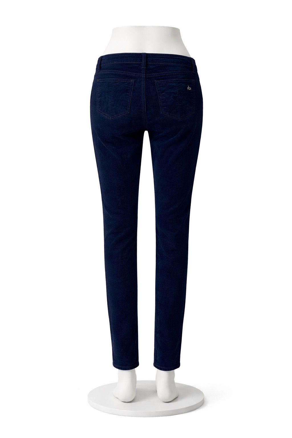 Rag & Bone Rag & Bone Midnight Navy Velvet Skinny Jeans — Size 26 Size 26" / US 2 / IT 38 - 2 Thumbnail