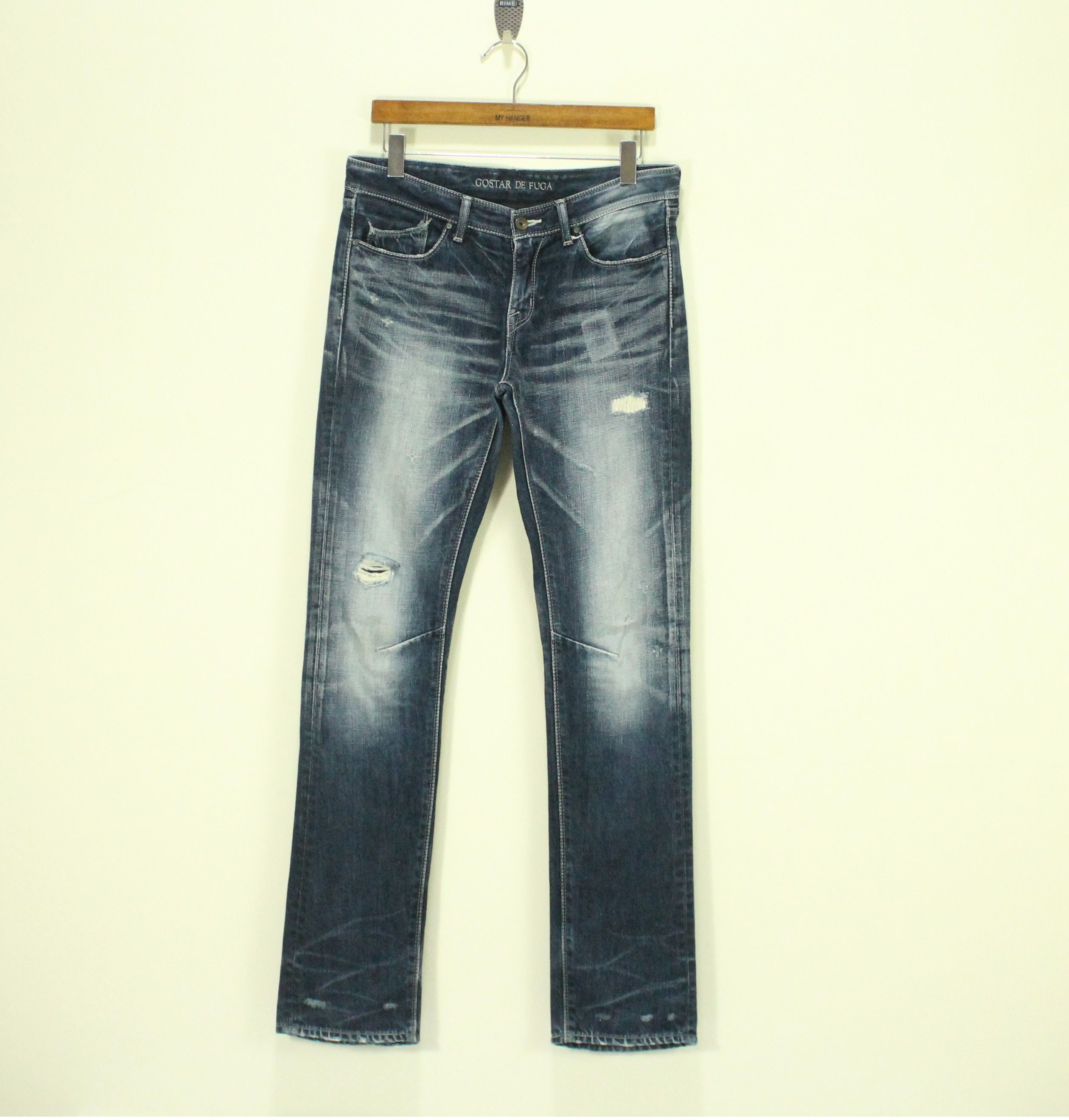 GOSTAR DE FUGA GOSTAR DE FUGA Denim Distressed APC Helmut Lang Acne Size US 32 / EU 48 - 7 Thumbnail