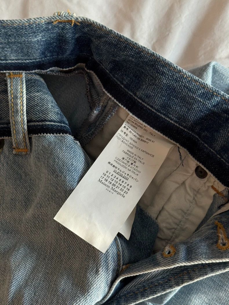 Maison Margiela Maison Margiela Two-color stitching wool jeans 2502-Nextarr Size 25" / US 0 / IT 36 - 8 Thumbnail