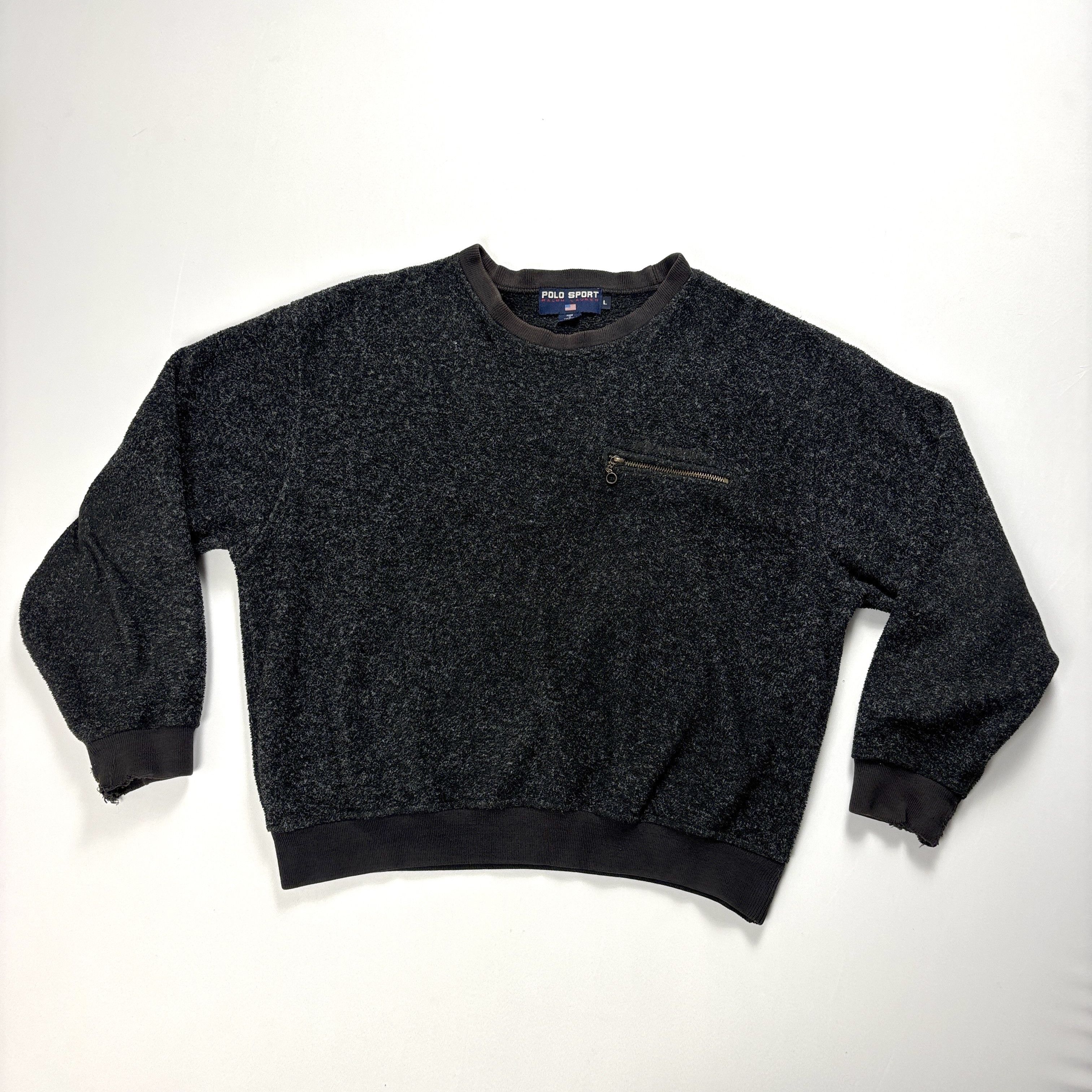 Polo Ralph Lauren VTG Polo Sport Ralph Lauren Mens Fleece Pullover Sweater L Size US L / EU 52-54 / 3 - 1 Thumbnail