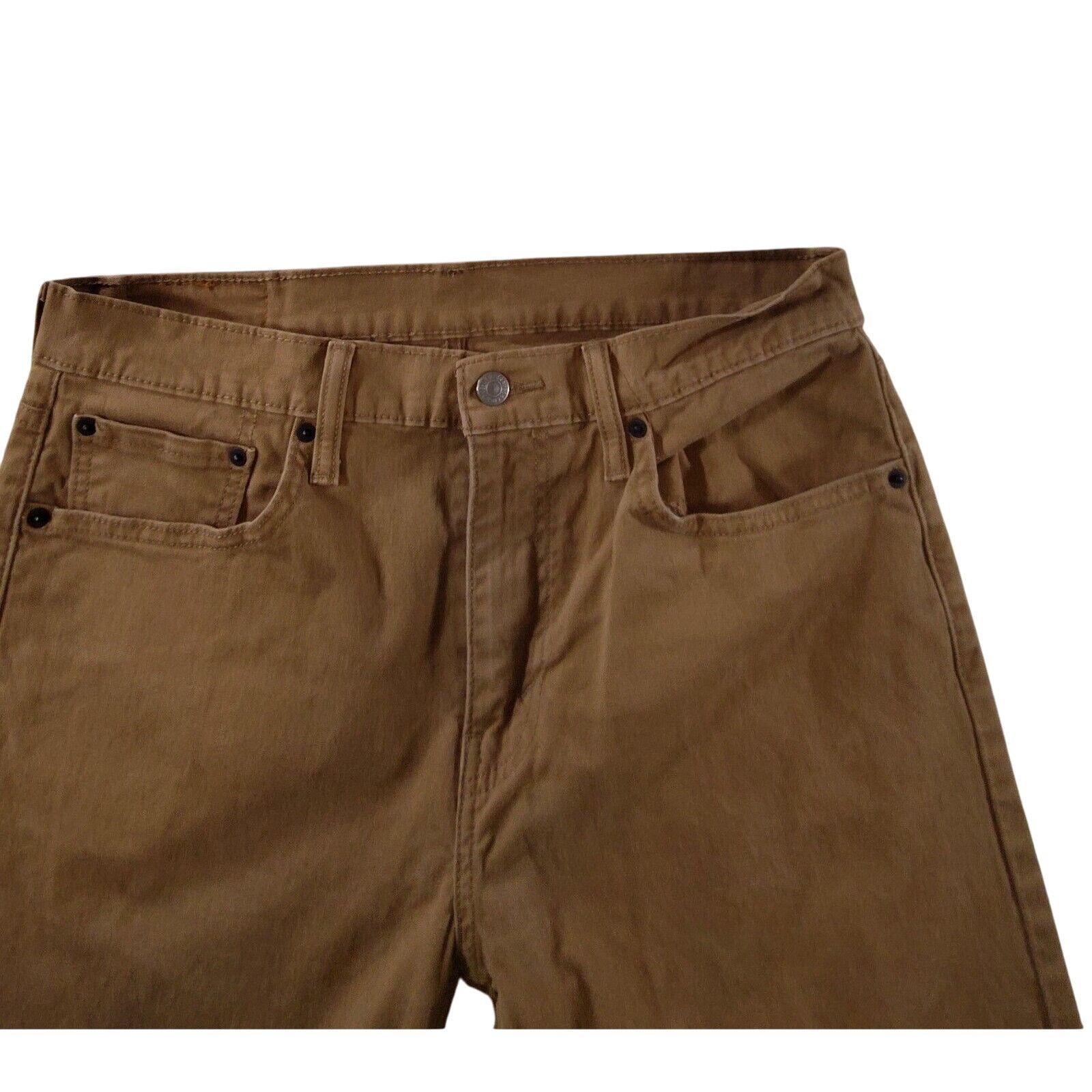Levi's Levis 502 Jeans Men's 33x32 Brown Regular Taper fit Size US 33 - 4 Thumbnail