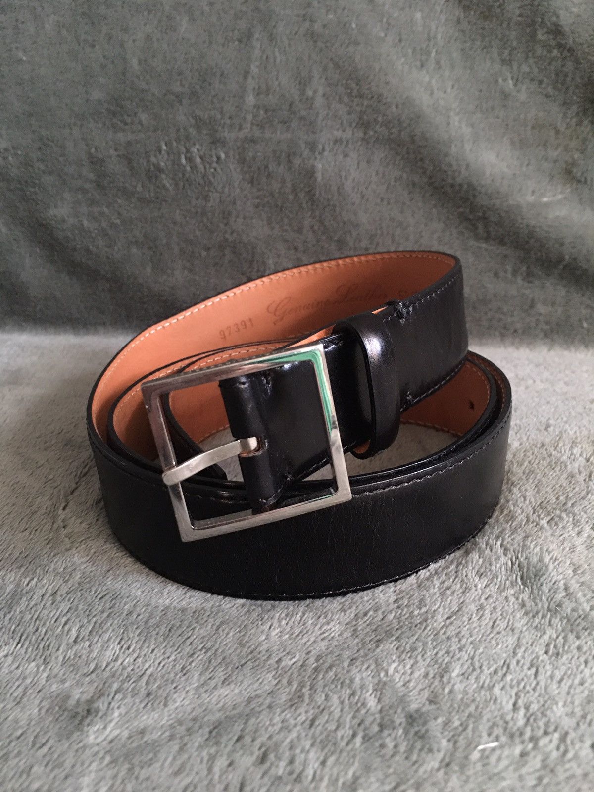 Fratelli Rossetti Fratelli Rossetti Black Leather Elegant Belt Size 100/52(38) Size 38 - 1 Thumbnail