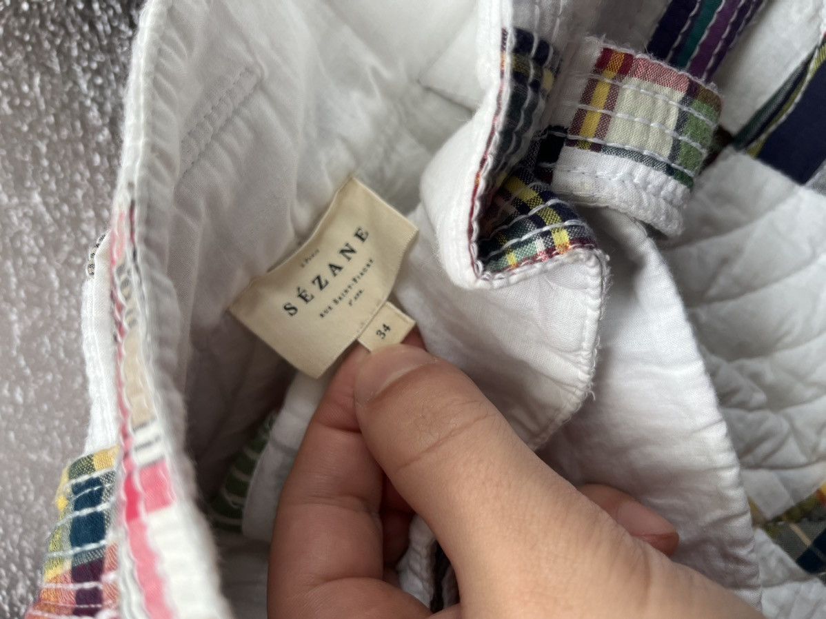 Sezane LE Maile Sezane Multicolor White Short Belted Size 34 Size 24" / US 00 / IT 34 - 5 Thumbnail