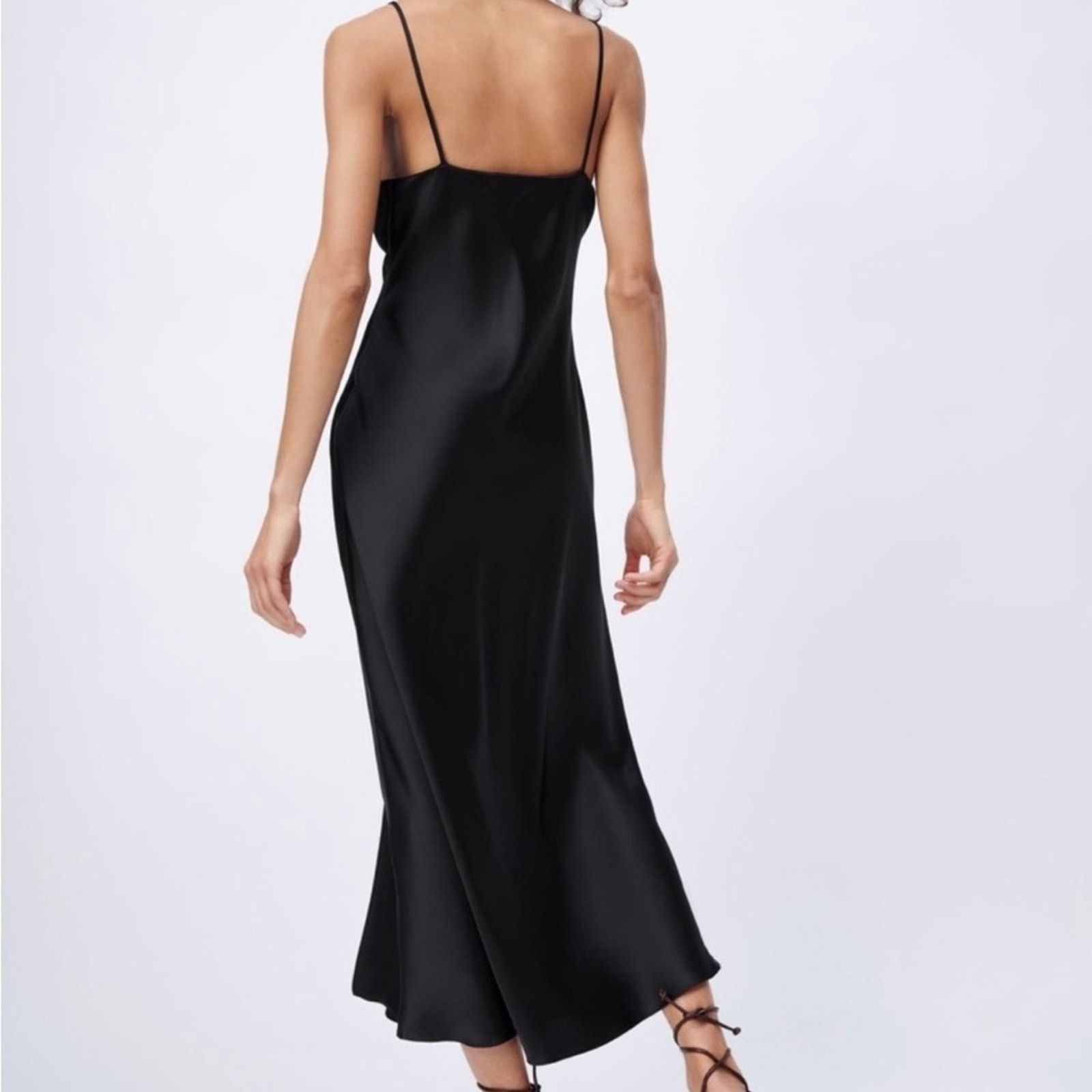 Zara New Zara Chic Black Maxi Dress with Button Detail size XS Size XS / US 0-2 / IT 36-38 - 9 Thumbnail
