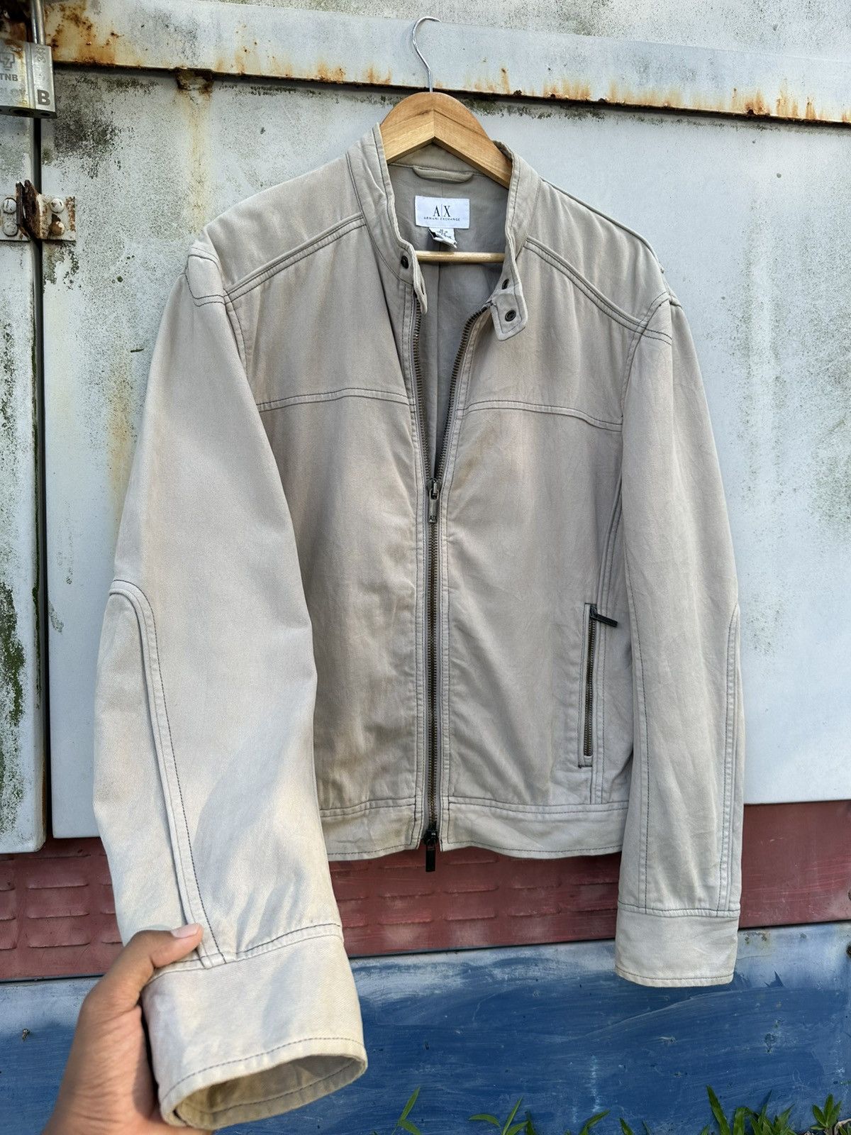Armani Exchange 👹Vintage Armani Exchange Detroit Jacket Size US L / EU 52-54 / 3 - 8 Thumbnail