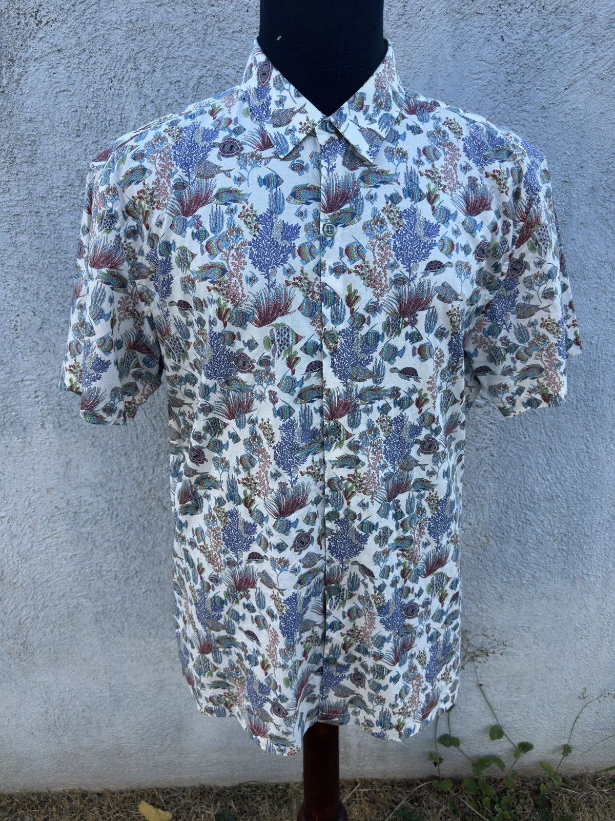 Tori Richard PreOwned Tori Richard Multicolored Hawaiian Print Men's L Size US L / EU 52-54 / 3 - 1 Thumbnail
