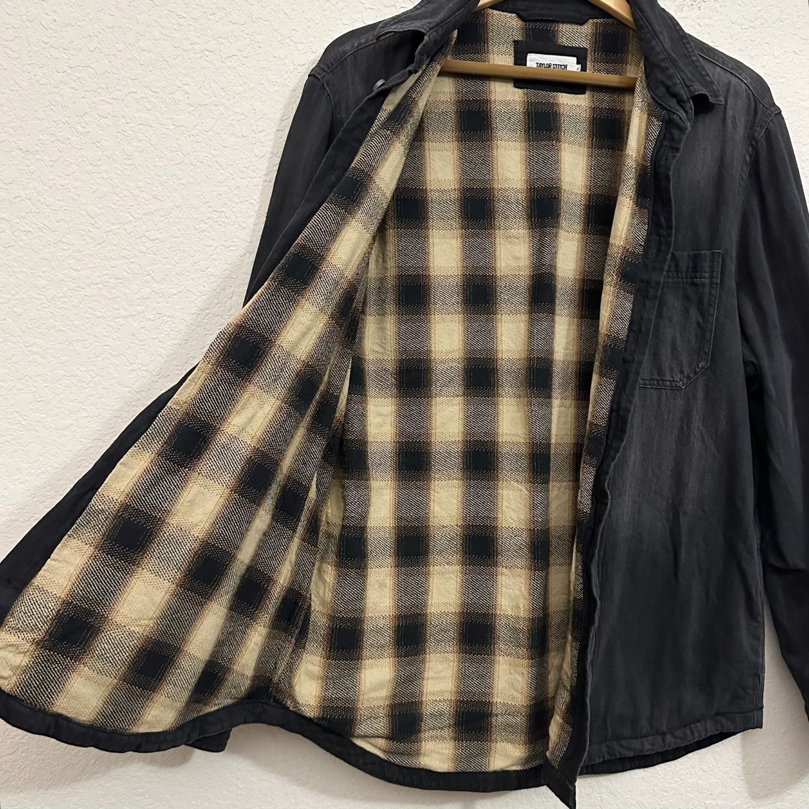 Taylor Stitch TAYLOR STITCH Shirt Jacket Plaid Lined Button Up Shacket Size US M / EU 48-50 / 2 - 5 Thumbnail
