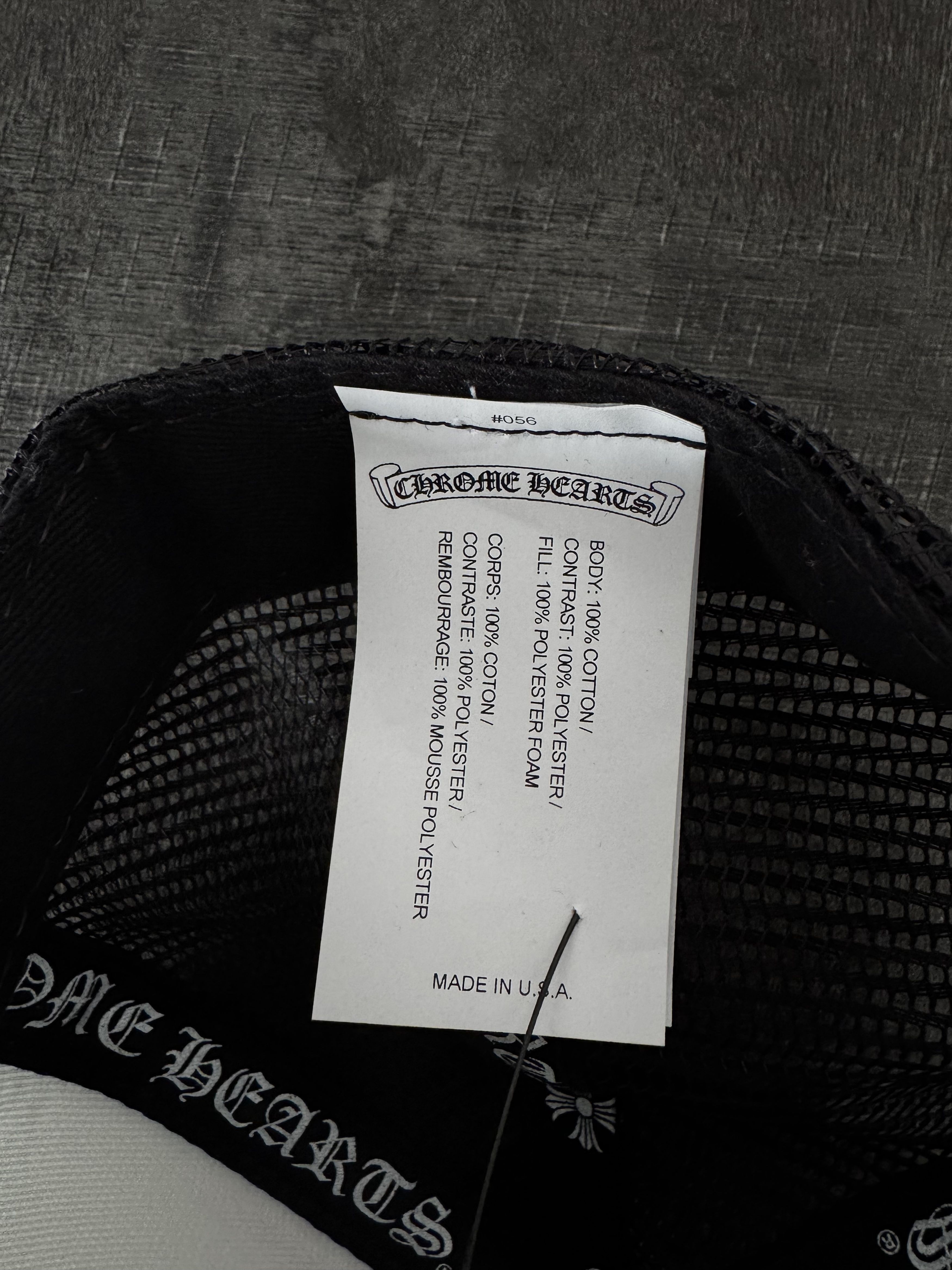 Chrome Hearts Chrome Hearts Black White Fuck Cap Size ONE SIZE - 7 Thumbnail
