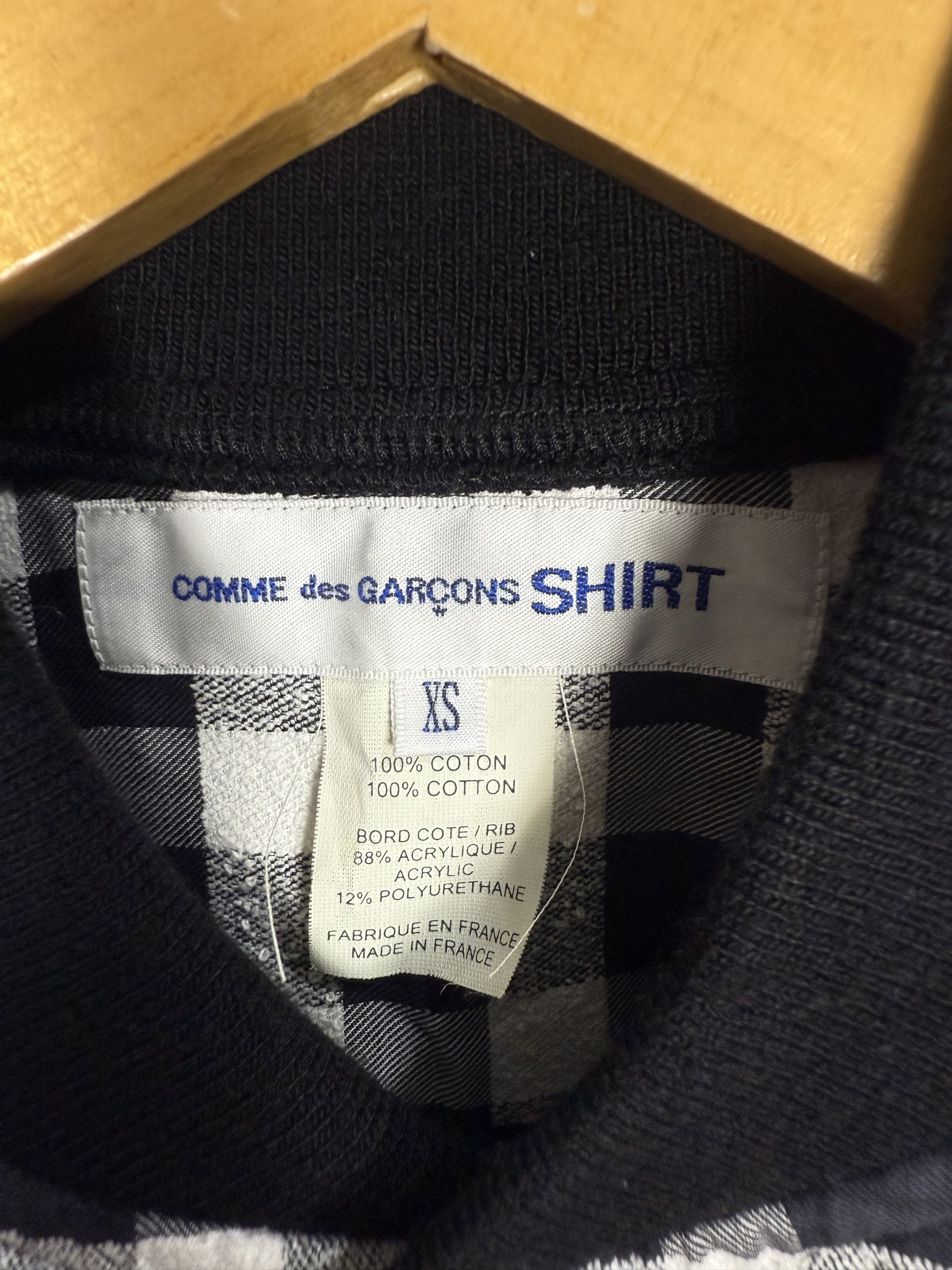 Comme des Garcons Comme des Garcons Gingham Check Long Sleeve Shirt Size US S / EU 44-46 / 1 - 9 Thumbnail