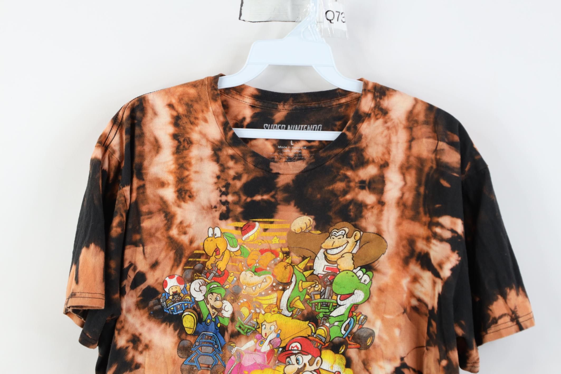 Nintendo Vintage Y2K Super Nintendo Wash Super Mariokart T-Shirt Size L / US 10 / IT 46 - 2 Thumbnail