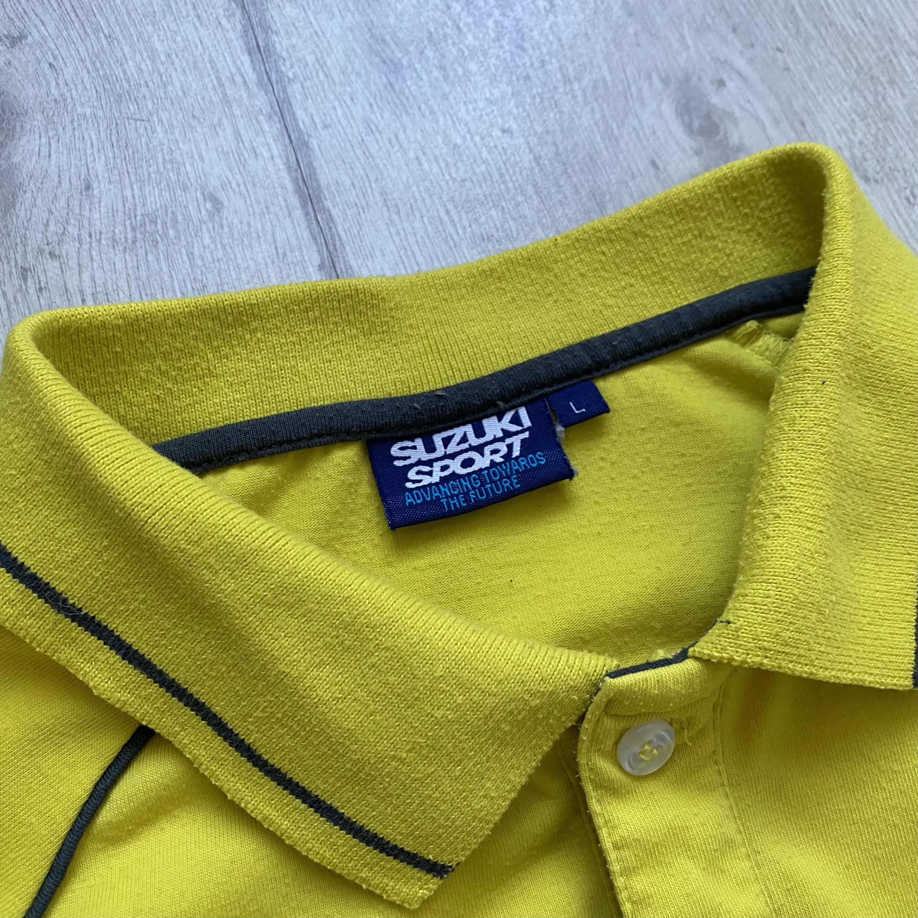 Yamaha 🏍 Suzuki sport rally team polo motosport honda monster tee Size US L / EU 52-54 / 3 - 6 Thumbnail