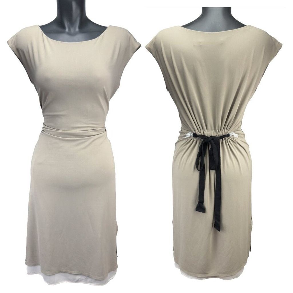Other IRIS SETLAKWE Tie-waist Draped Transitional Cream Dress Sz M Size M / US 6-8 / IT 42-44 - 1 Thumbnail