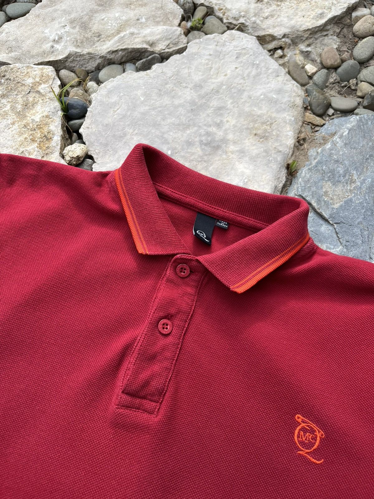 Alexander McQueen × Designer Alexander McQueen MCQ pin chest logo polo t-shirt tee Size US M / EU 48-50 / 2 - 10 Thumbnail