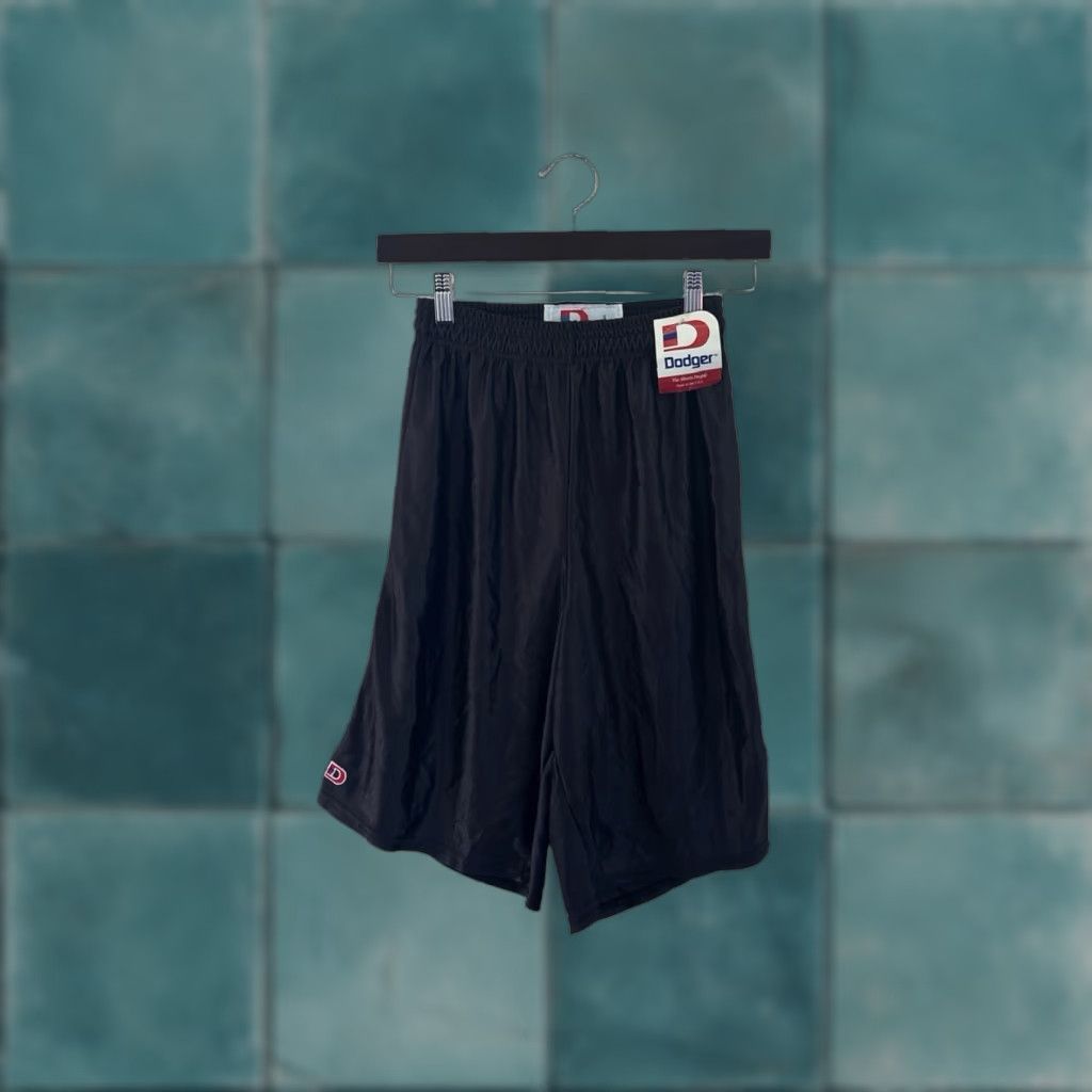 Vintage VINTAGE Dodgers Dazzle Basketball Shorts Mens S Black 90s NOS NWT Made in USA Athletic Activewear Basketball Mens Size US 29 - 1 Thumbnail