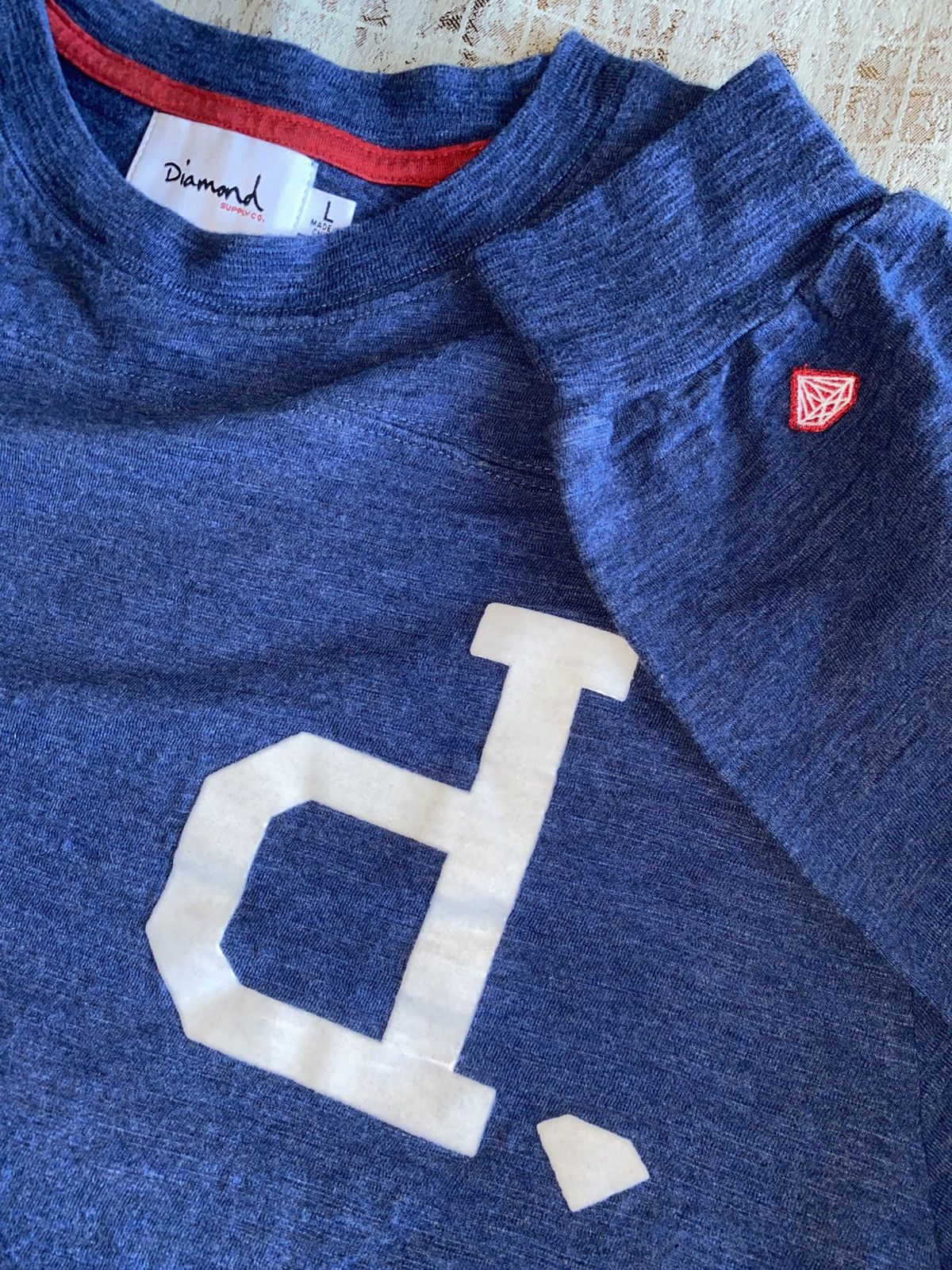 Diamond Supply Co. Dark Blue Diamond Supply Co. Long Sleeve Lowercase D Size US L / EU 52-54 / 3 - 5 Thumbnail