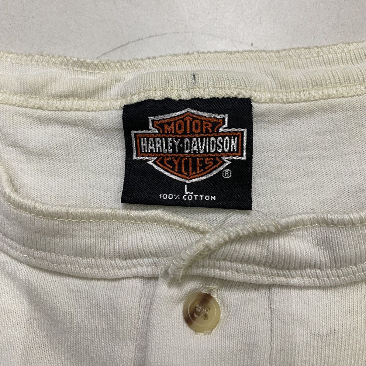 Harley Davidson × Vintage Vintage 70s Harley Davidson Henly short sleeve tee Size US L / EU 52-54 / 3 - 11 Thumbnail