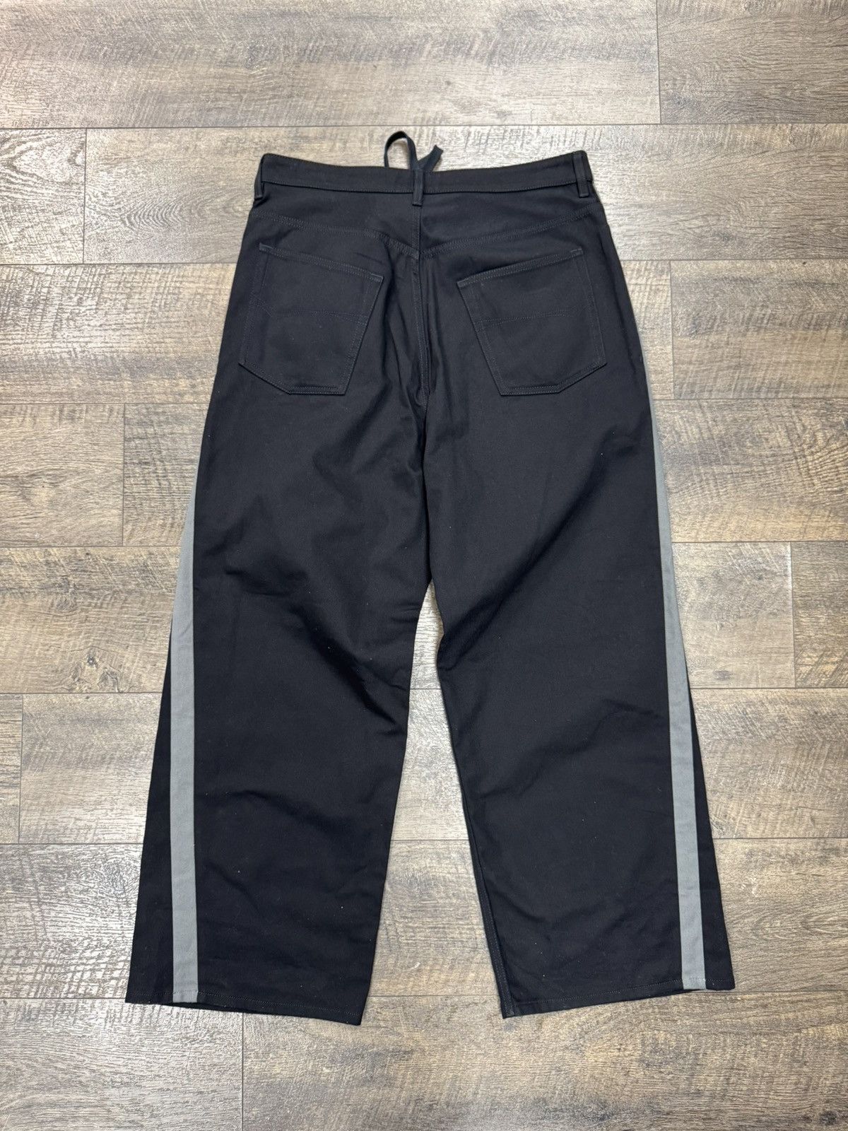 Balenciaga × Under Armour Tracksuit Denim Black/Grey Stripe (S) Size US 34 / EU 50 - 2 Thumbnail