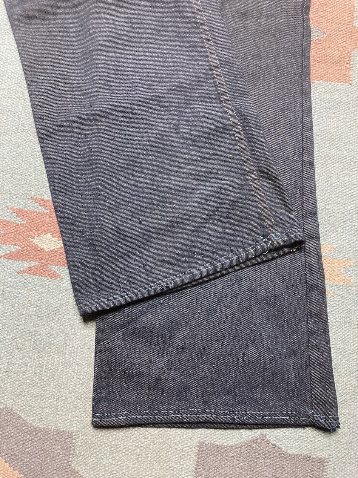 Levi's × Vintage 1970s Levi’s big E jeans 546 orange tab bootcut dark 38x29 Size US 38 / EU 54 - 7 Thumbnail