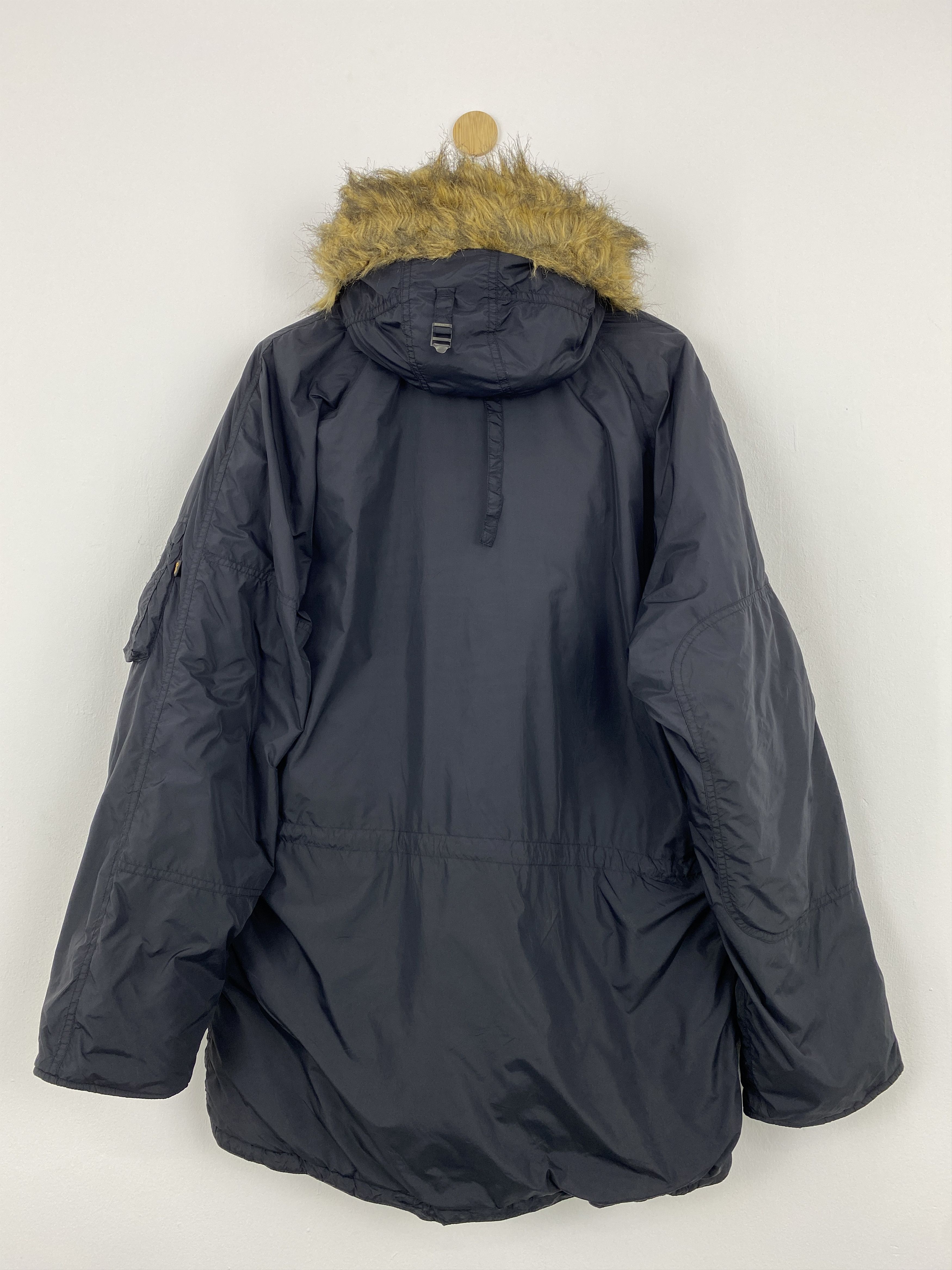 Alpha Industries Vintage Alpha Industries Bomber Hoodie Mohair Jacket J1725 Size US L / EU 52-54 / 3 - 3 Thumbnail
