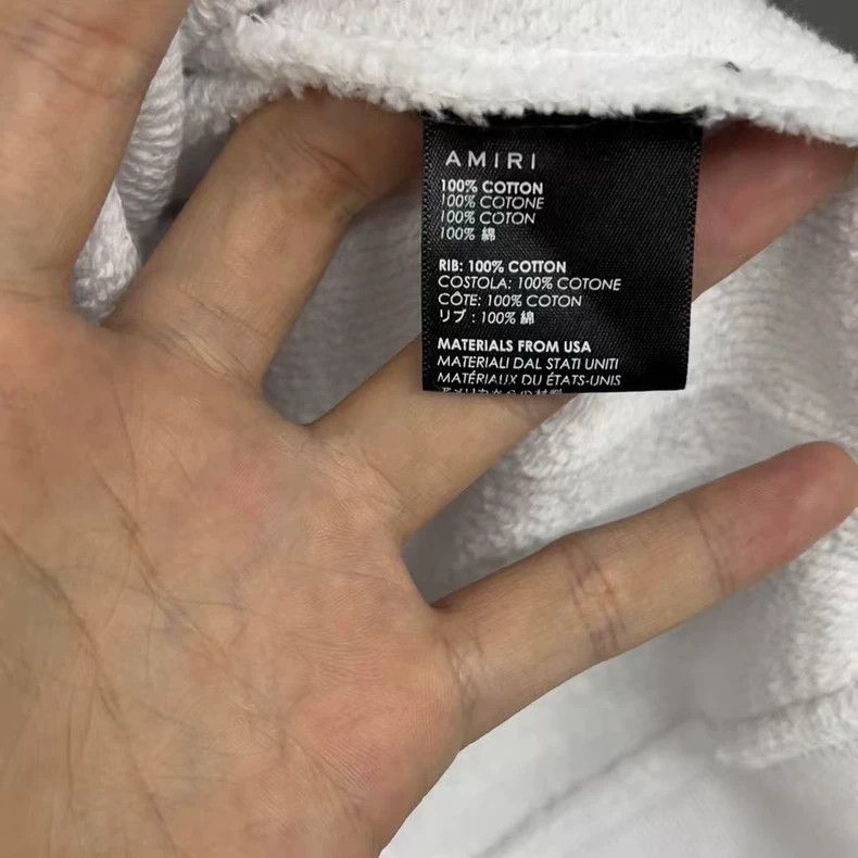 Amiri Amiri Logo White Sweatshirt Size US M / EU 48-50 / 2 - 4 Thumbnail