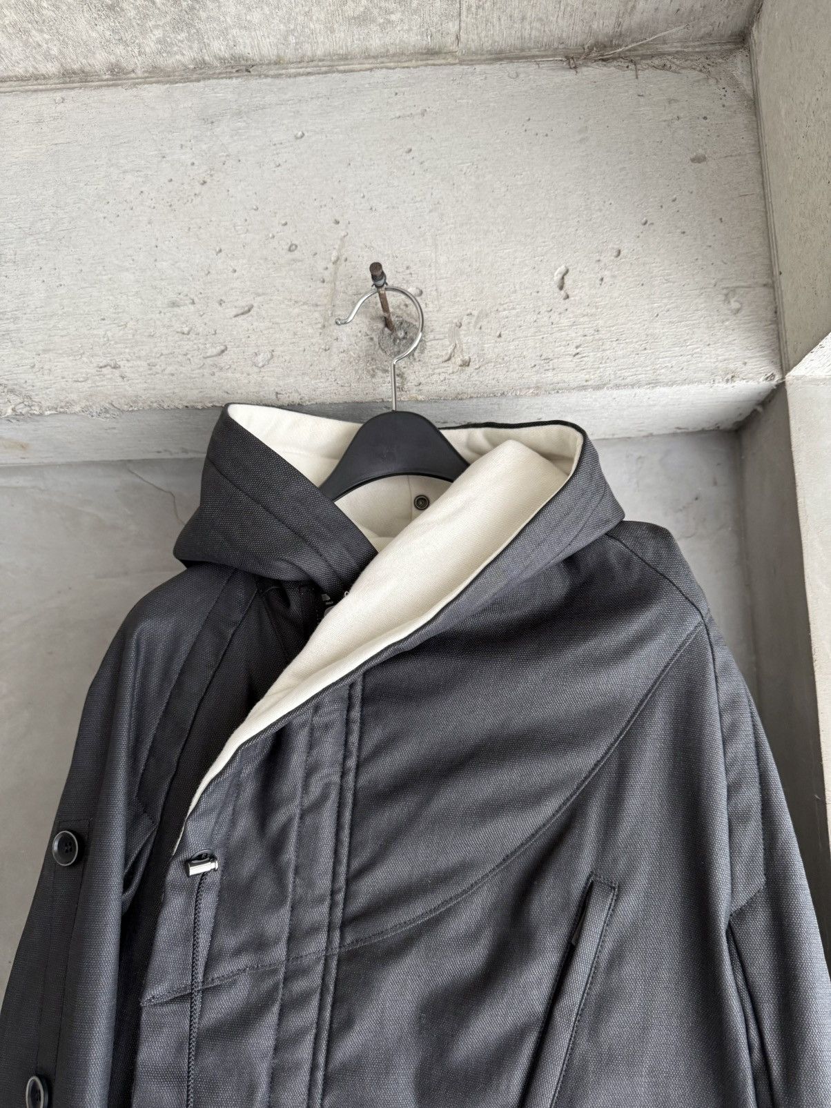 Bajra bajra Archive Black Multi-Drawstring Hooded Long Coat Size US S / EU 44-46 / 1 - 4 Thumbnail