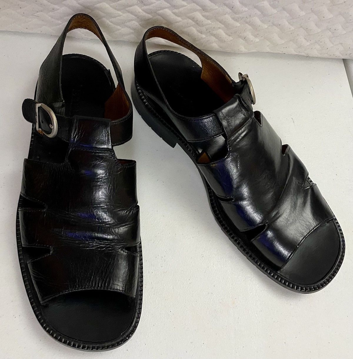 Bally Vintage Bally Panonico Fisherman Gurkha Sandals 12 US EUC Size US 12 / EU 45 - 13 Thumbnail