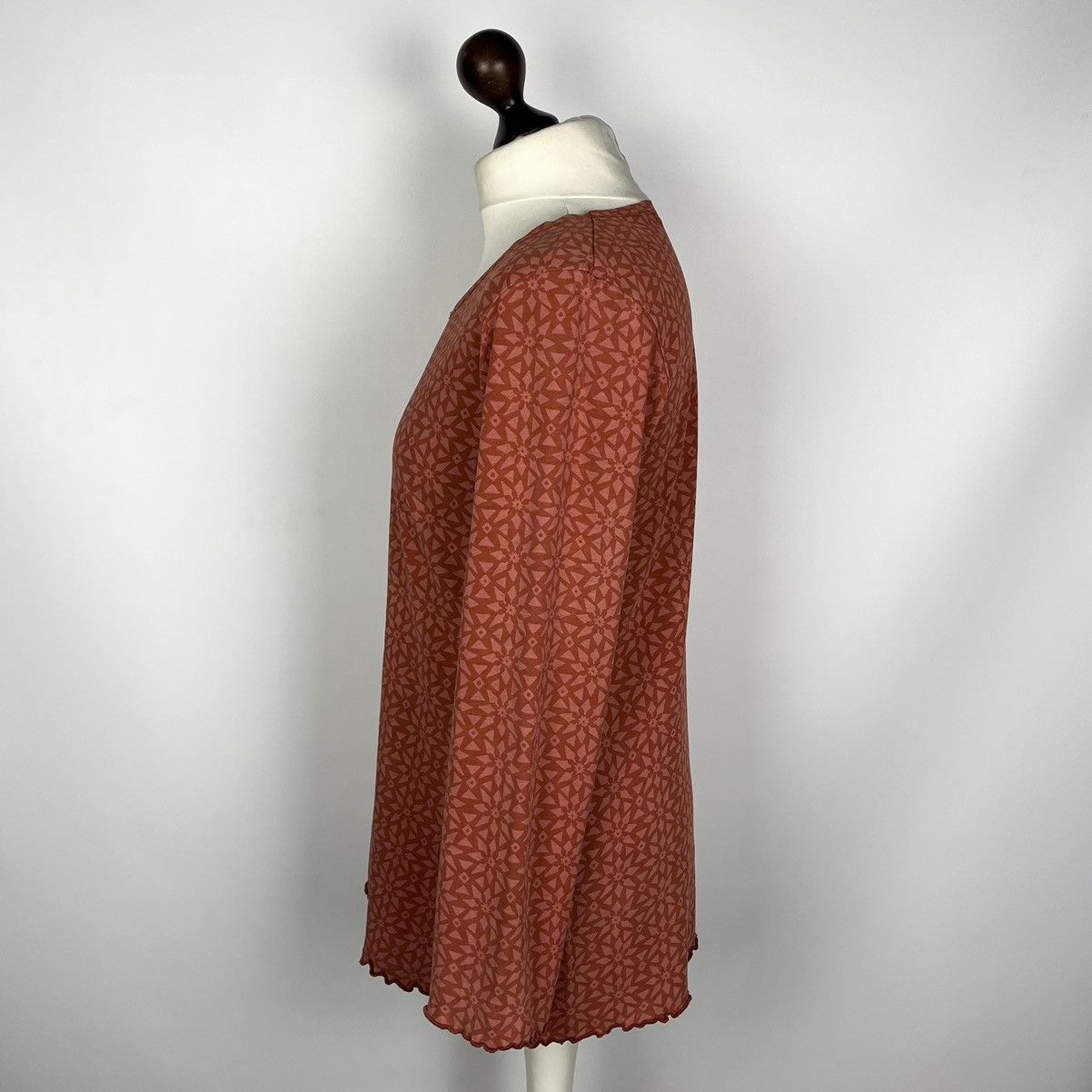 Gudrun Sjoden Ladies Gudrun Sjoden Printed Long Sleeve Tunic Shirt Size M / US 6-8 / IT 42-44 - 3 Thumbnail