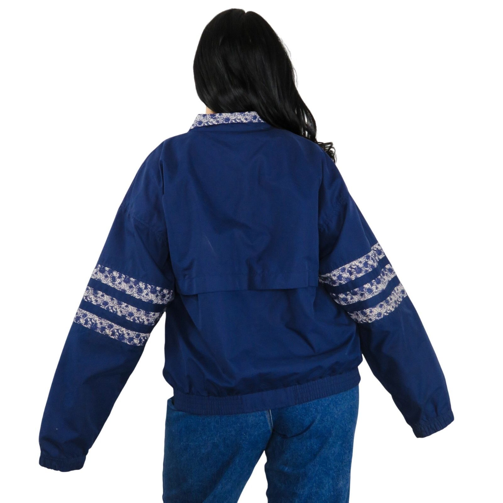 Reebok Vintage Reebok Blue Windbreaker Jacket Large Blokecore Size L / US 10 / IT 46 - 3 Thumbnail