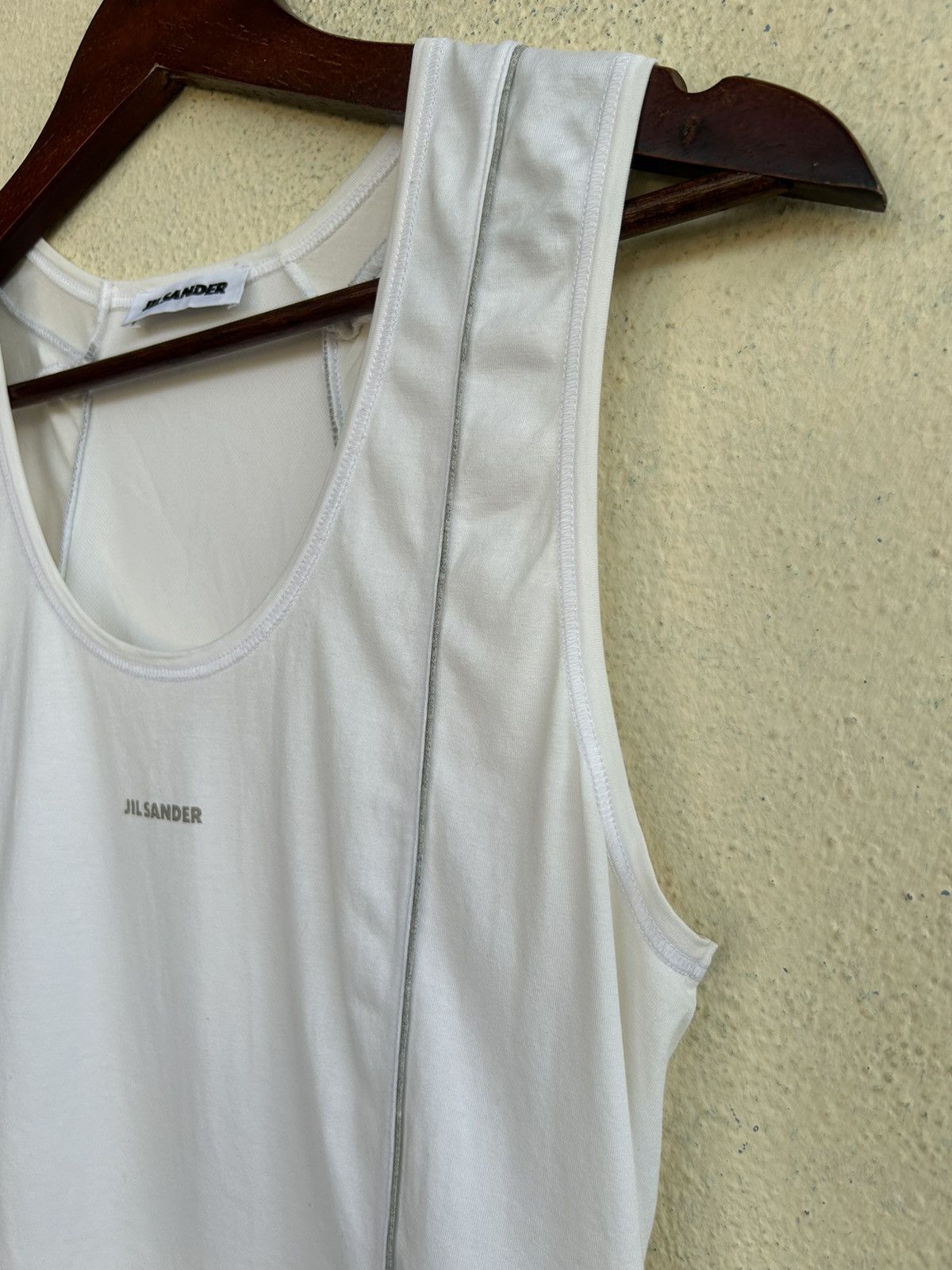 Jil Sander Jil Sander Sleeveless Strechable Jersey Size US L / EU 52-54 / 3 - 4 Thumbnail