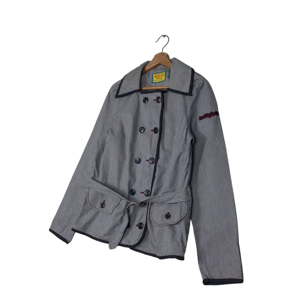 Japanese Brand 🔥Vtg Hickory Chore Jacket Striped Betty’s Blue Issey Miyake Size US M / EU 48-50 / 2 - 2 Thumbnail