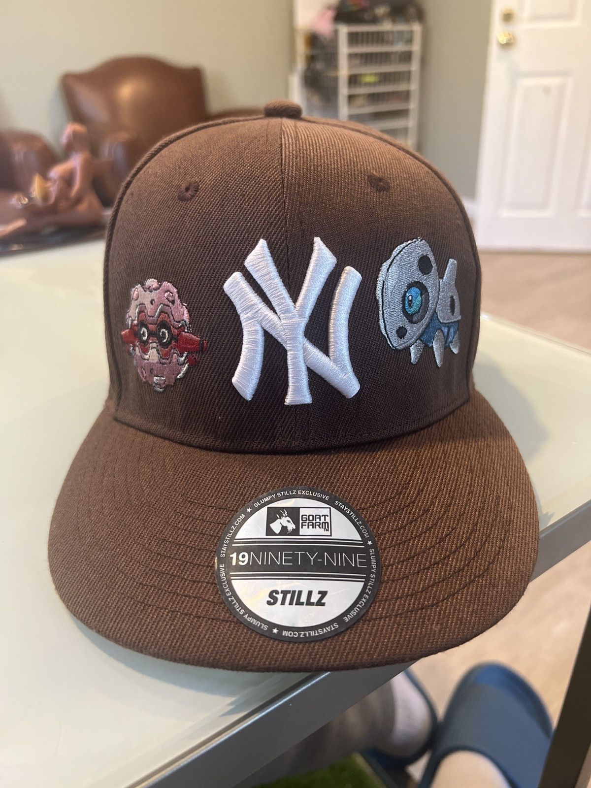 STILLZ × Slumpy Kev Slumpykev X STILLZ Brown NY Pokémon Fitted