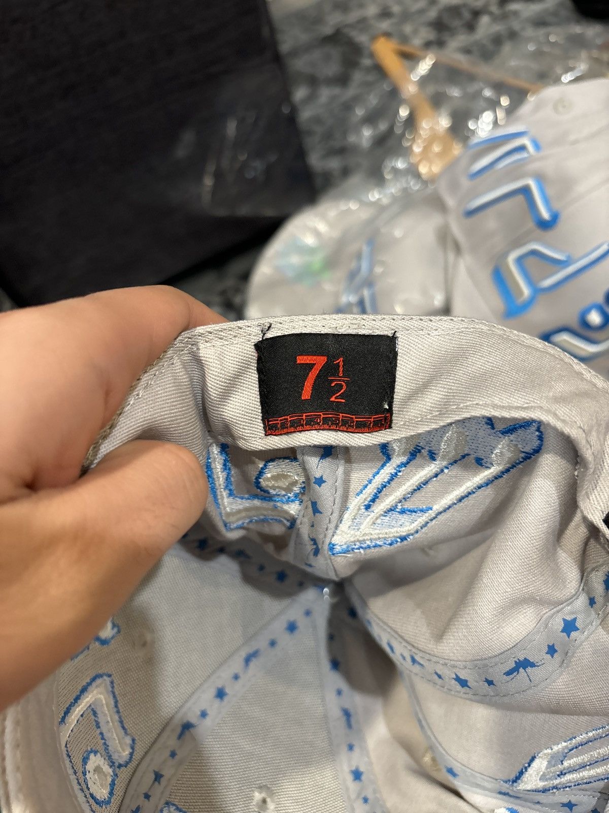 murd333r.fm Murd333r FM grey cap 7 1/2 Size ONE SIZE - 4 Thumbnail