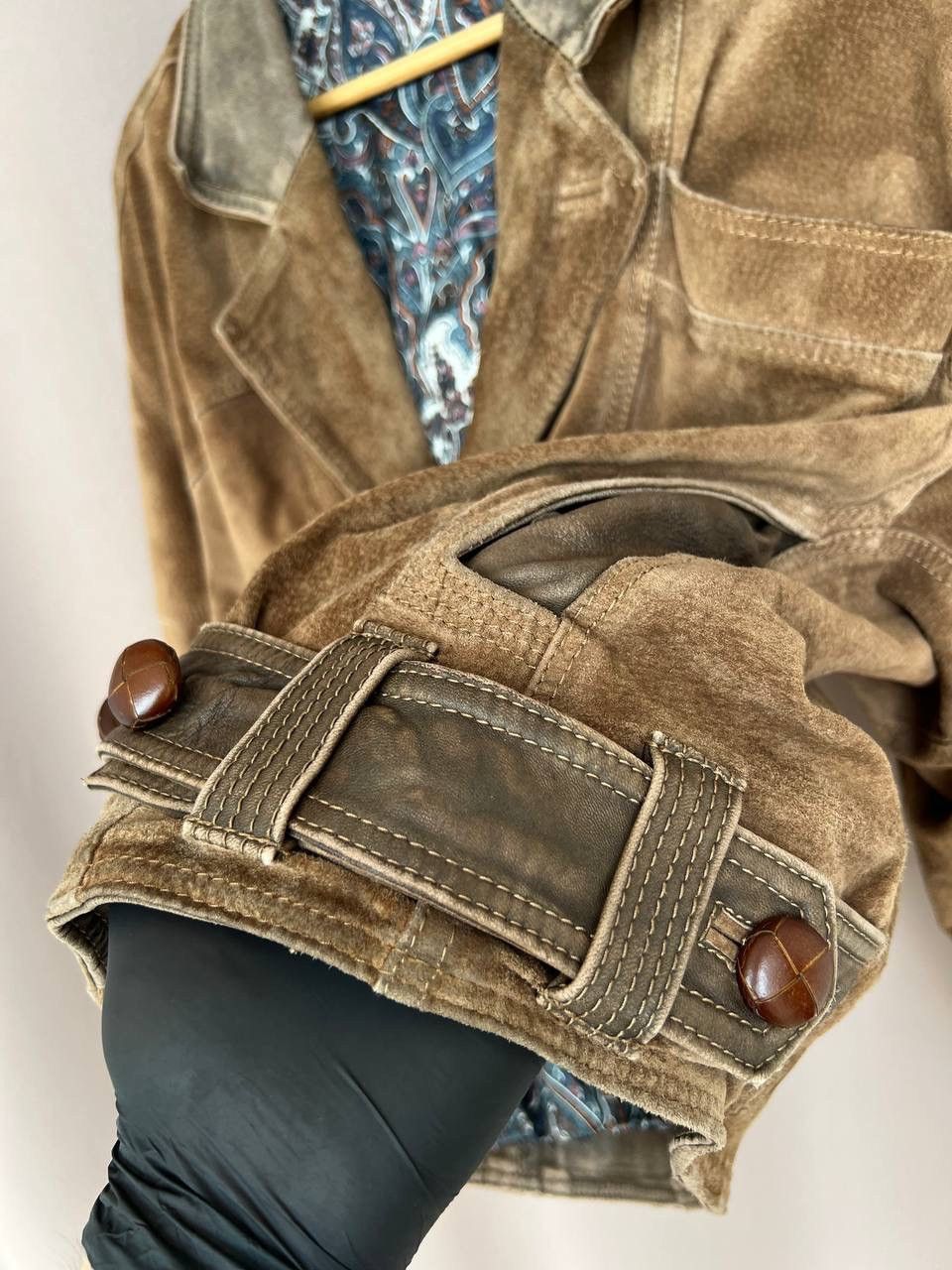 Other Spanish Genuine Vintage Leather Jacket Mens Size 48 M Size US M / EU 48-50 / 2 - 16 Thumbnail
