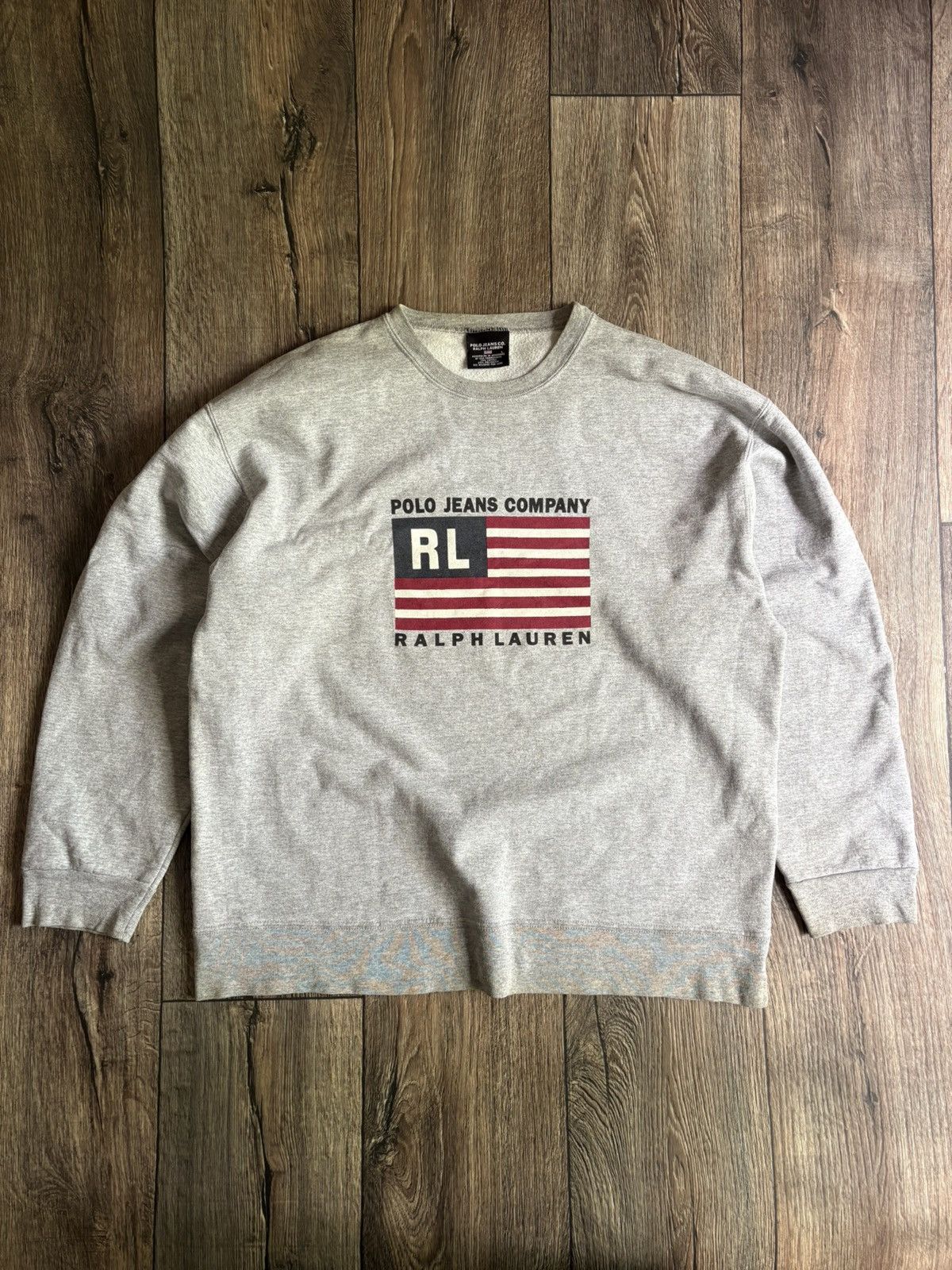 Ralph Lauren Vintage Polo Jeans Company Ralph Lauren American Flag USA Size US L / EU 52-54 / 3 - 1 Thumbnail