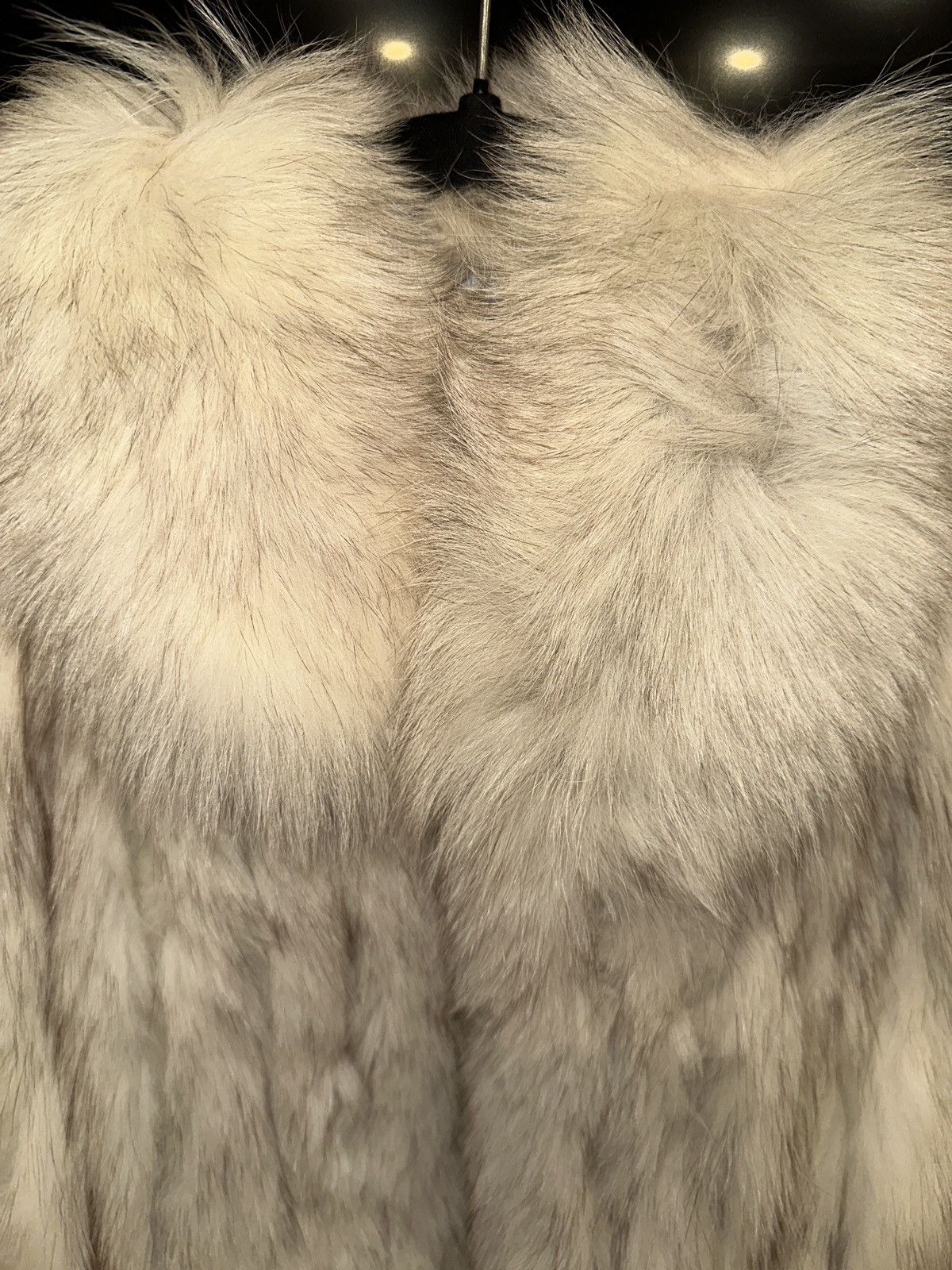 Sagafurs VTG Saga Fox Norway Fur Made In Korea Genuine Blue Fox READ Size S / US 4 / IT 40 - 2 Thumbnail