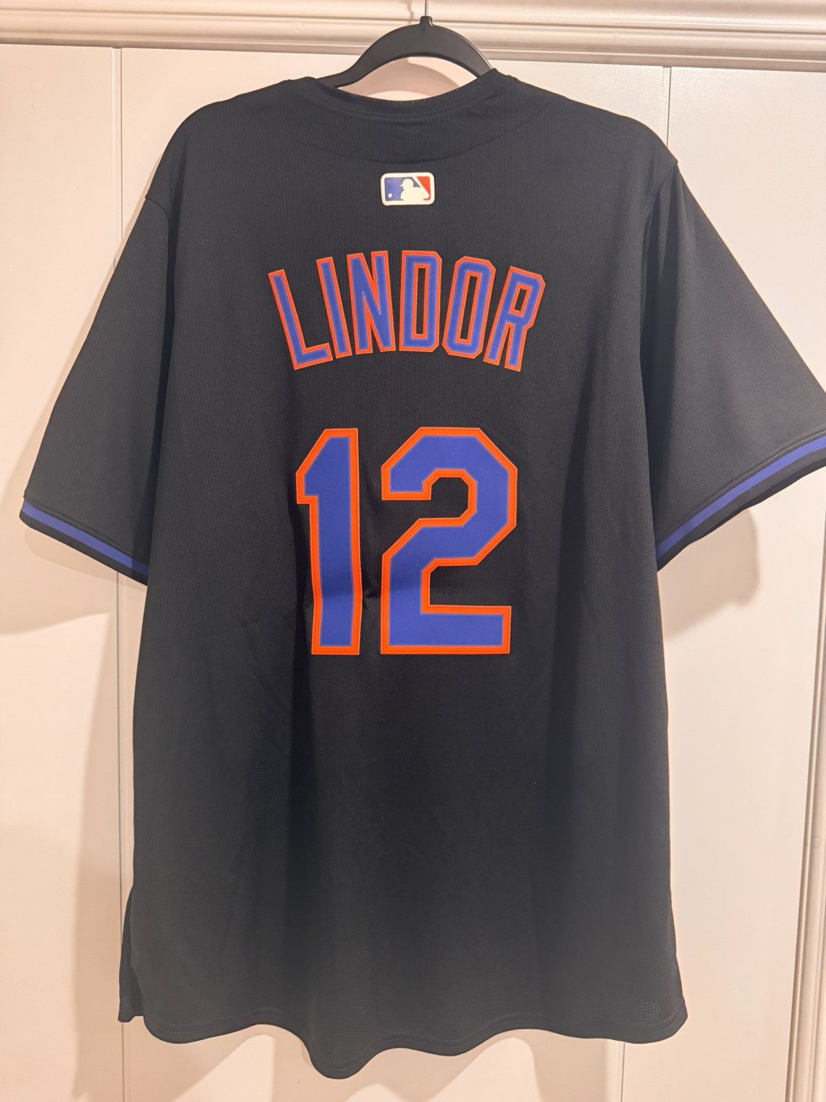 Nike NY Mets Lindor Nike Black Alternate Limited Player Jersey Size US XL / EU 56 / 4 - 2 Thumbnail
