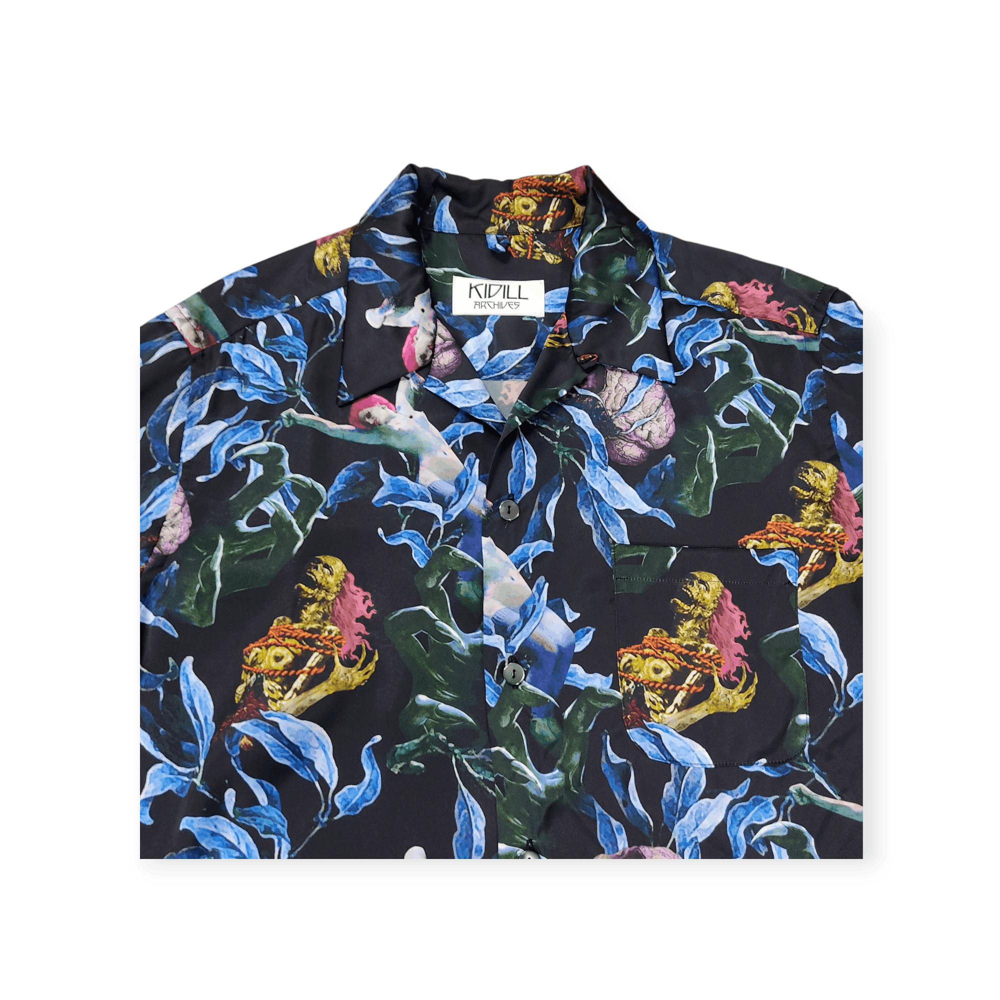 KIDILL KIDILL Archives Batalian Zombie Skulls Aloha LS Shirts Size US L / EU 52-54 / 3 - 7 Thumbnail