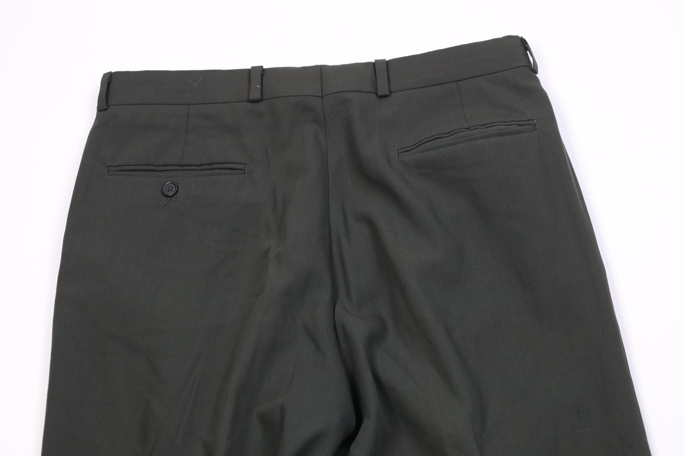 Vintage Vintage 90s Streetwear Wool Blend Knit Wide Leg Chino Pants Size US 32 / EU 48 - 12 Thumbnail