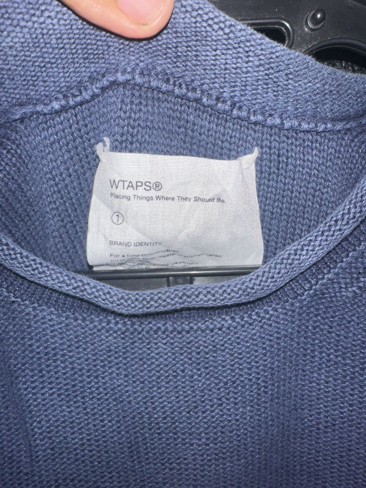 Wtaps Vintage Wtaps Crewneck Sweater Cotton Size US S / EU 44-46 / 1 - 4 Thumbnail