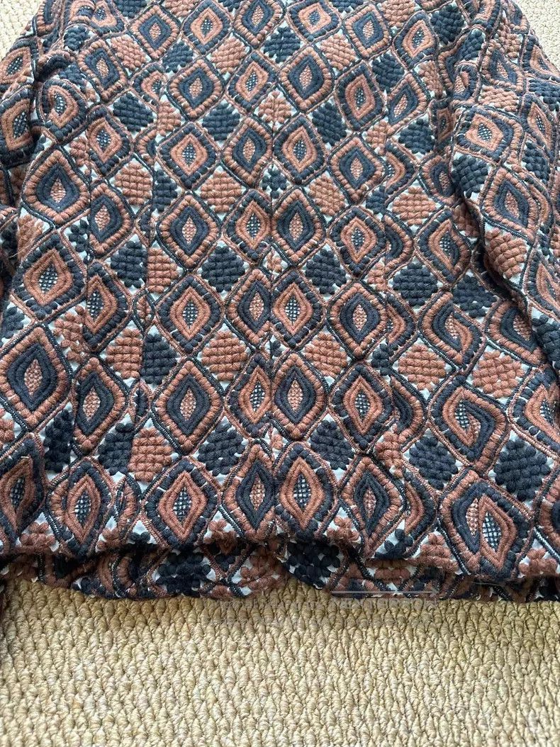 Comme des Garcons Comme Des Garcons Retro geometric jacquard short coat Size S / US 4 / IT 40 - 8 Thumbnail