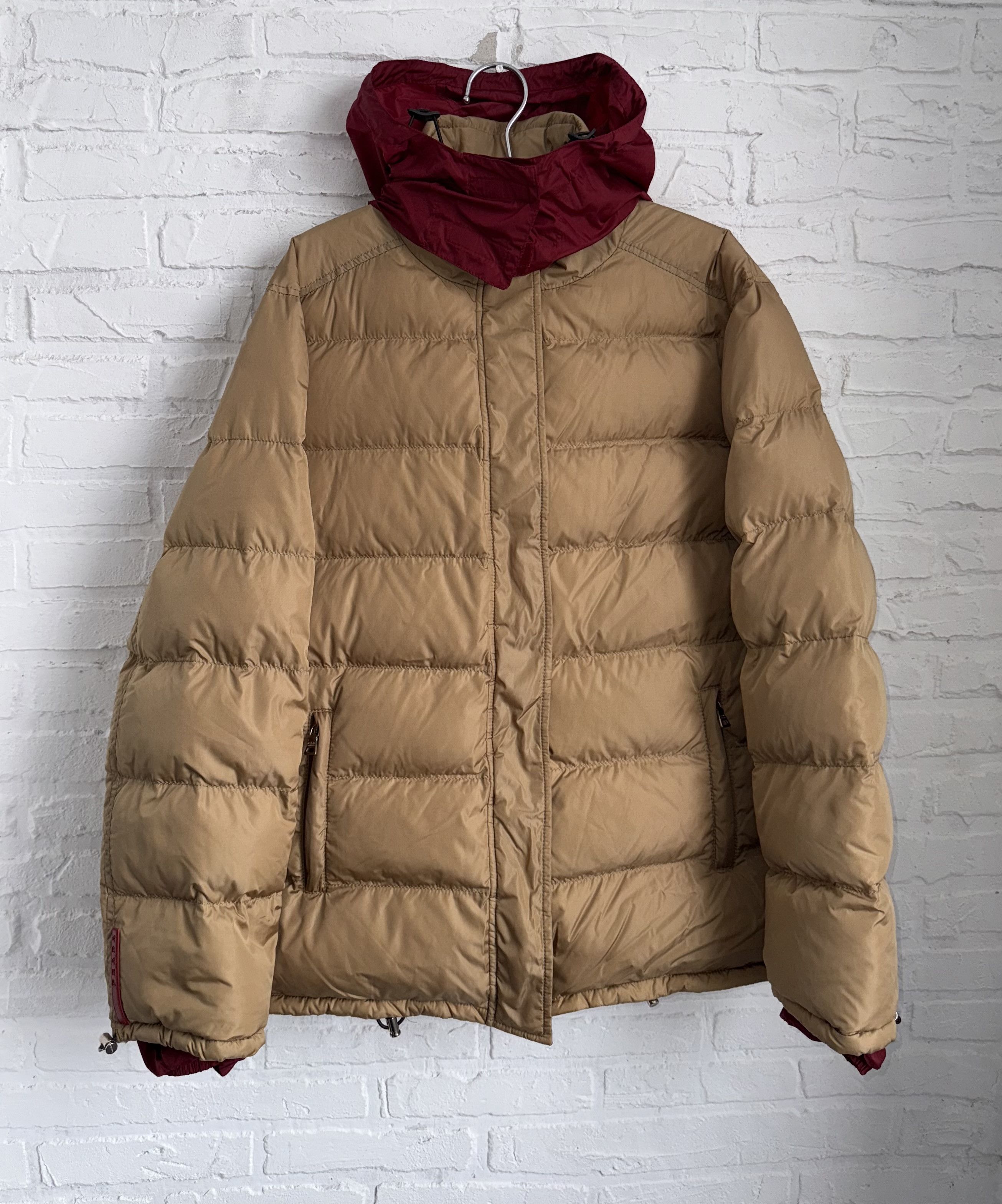 Prada Vintage Prada Sport gold puffer down jacket Size US M / EU 48-50 / 2 - 1 Thumbnail