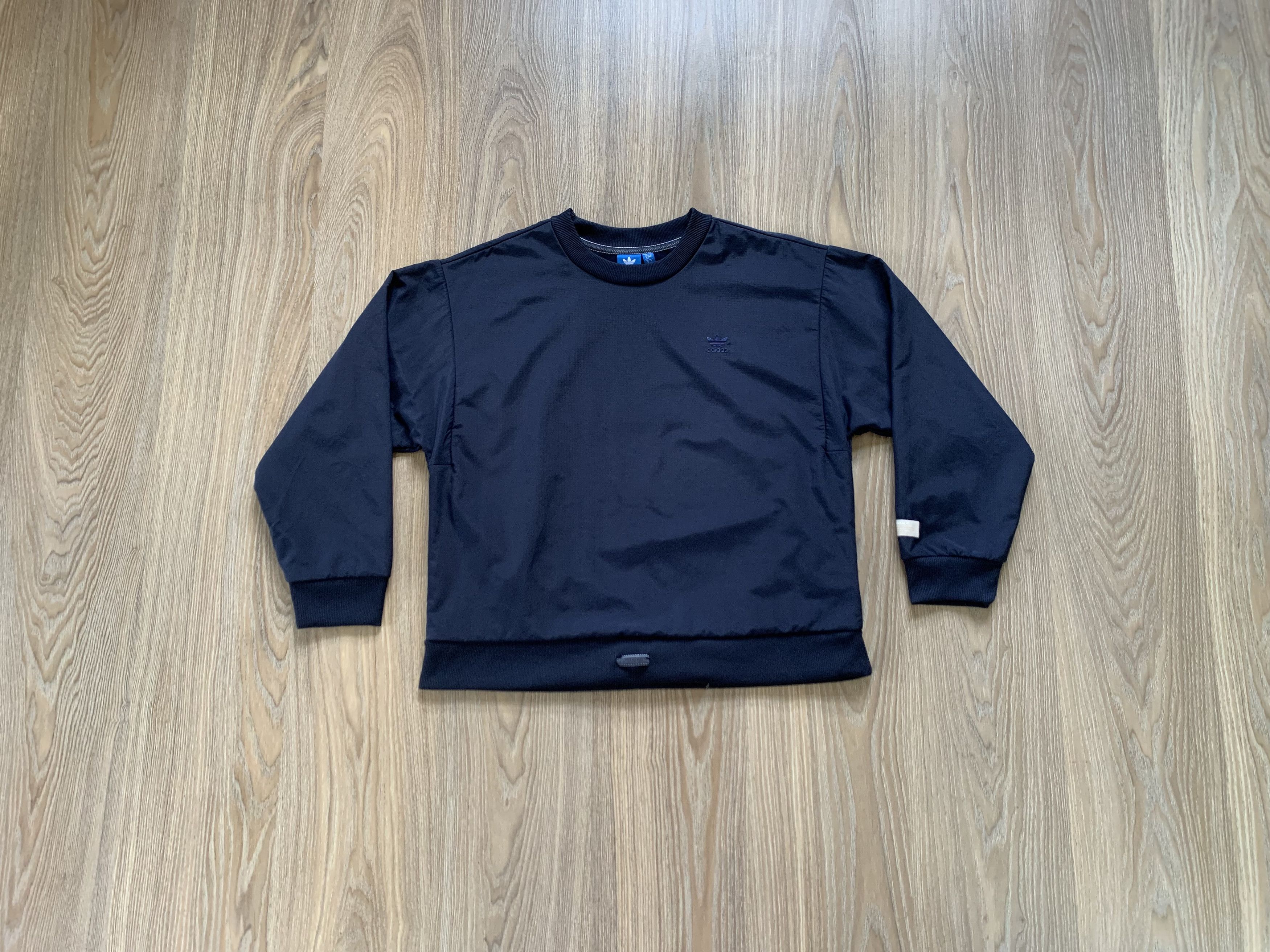 Adidas Adidas Women Dunkeblau Navy Sweatshirt Size M / US 6-8 / IT 42-44 - 12 Thumbnail