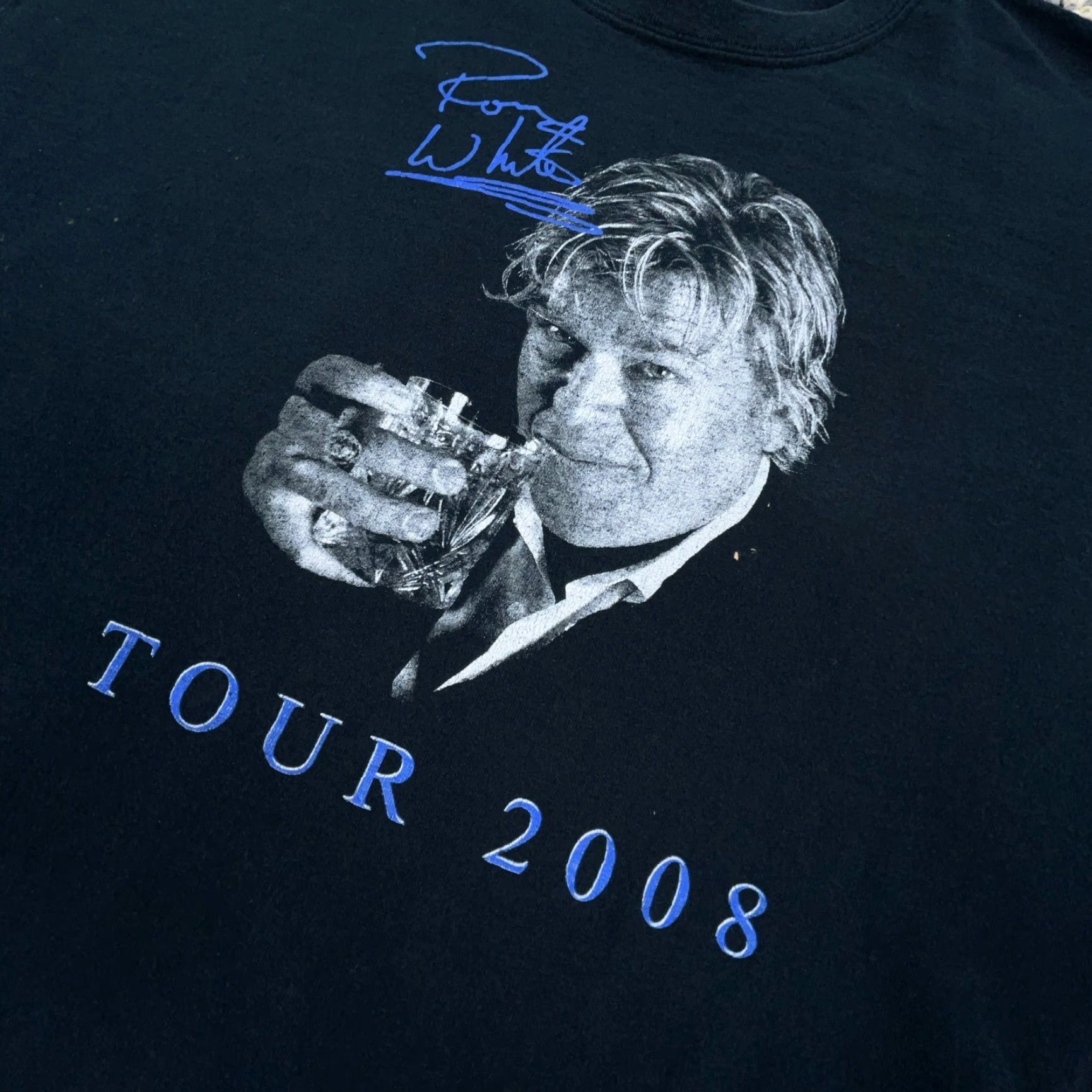Gildan VINTAGE Ron White Shirt Men L Black Tee Comedy Tour 2008 Y2K Comedian 2000s Size US L / EU 52-54 / 3 - 3 Thumbnail