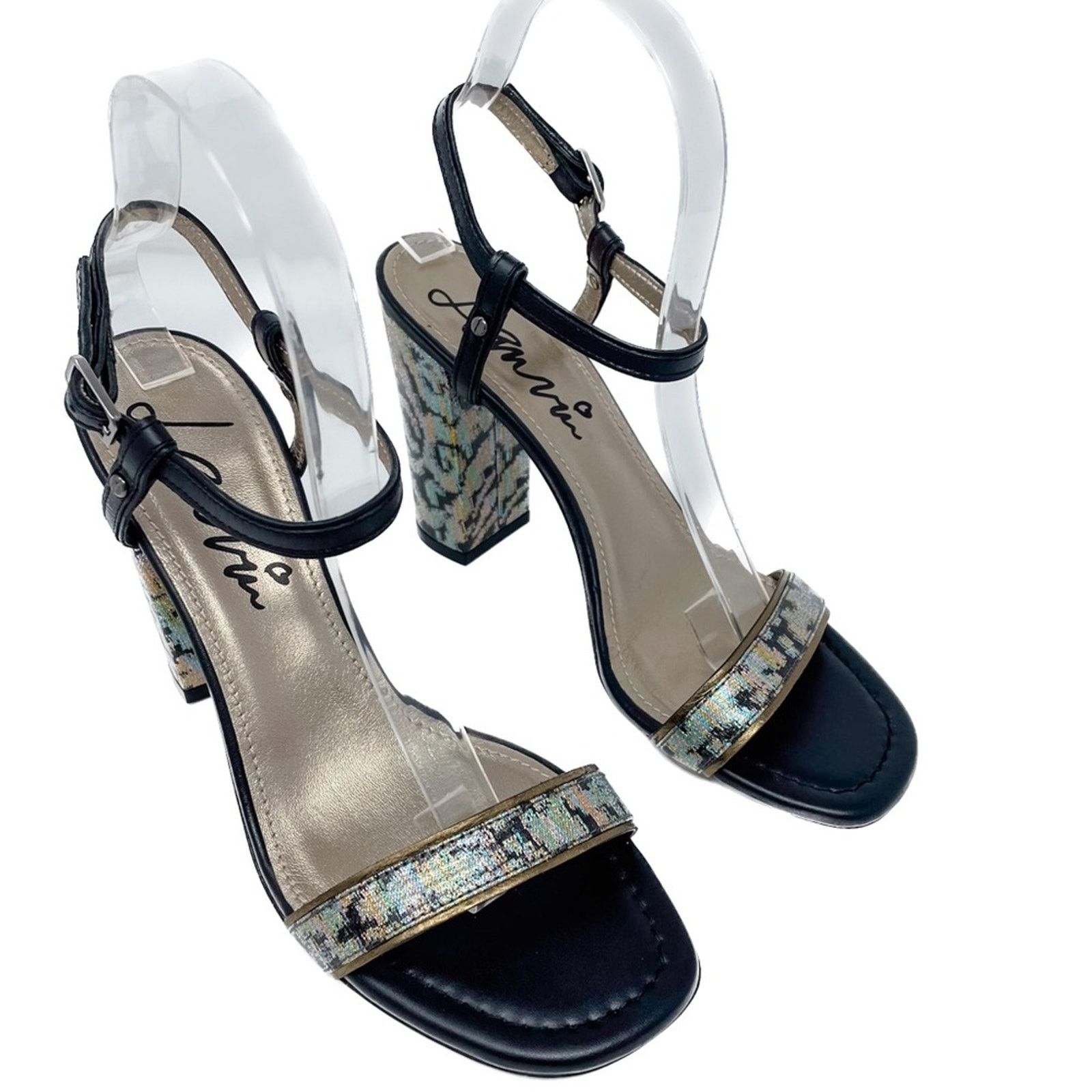 Lanvin Lanvin Rainbow holographic block heel sandals 38.5 Size US 8.5 / IT 38.5 - 9 Thumbnail